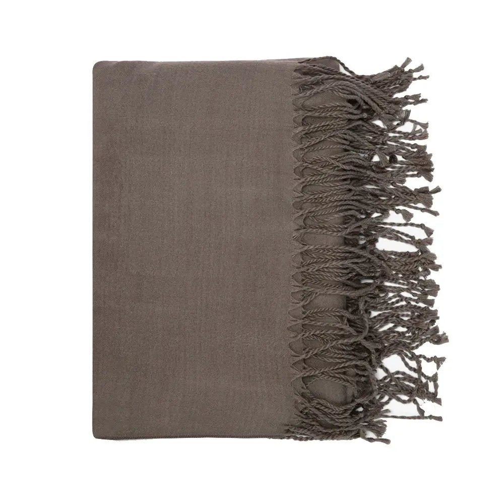 CleanBamboo® Vegan Cashmere Woven Throw Blanket by ettitude
