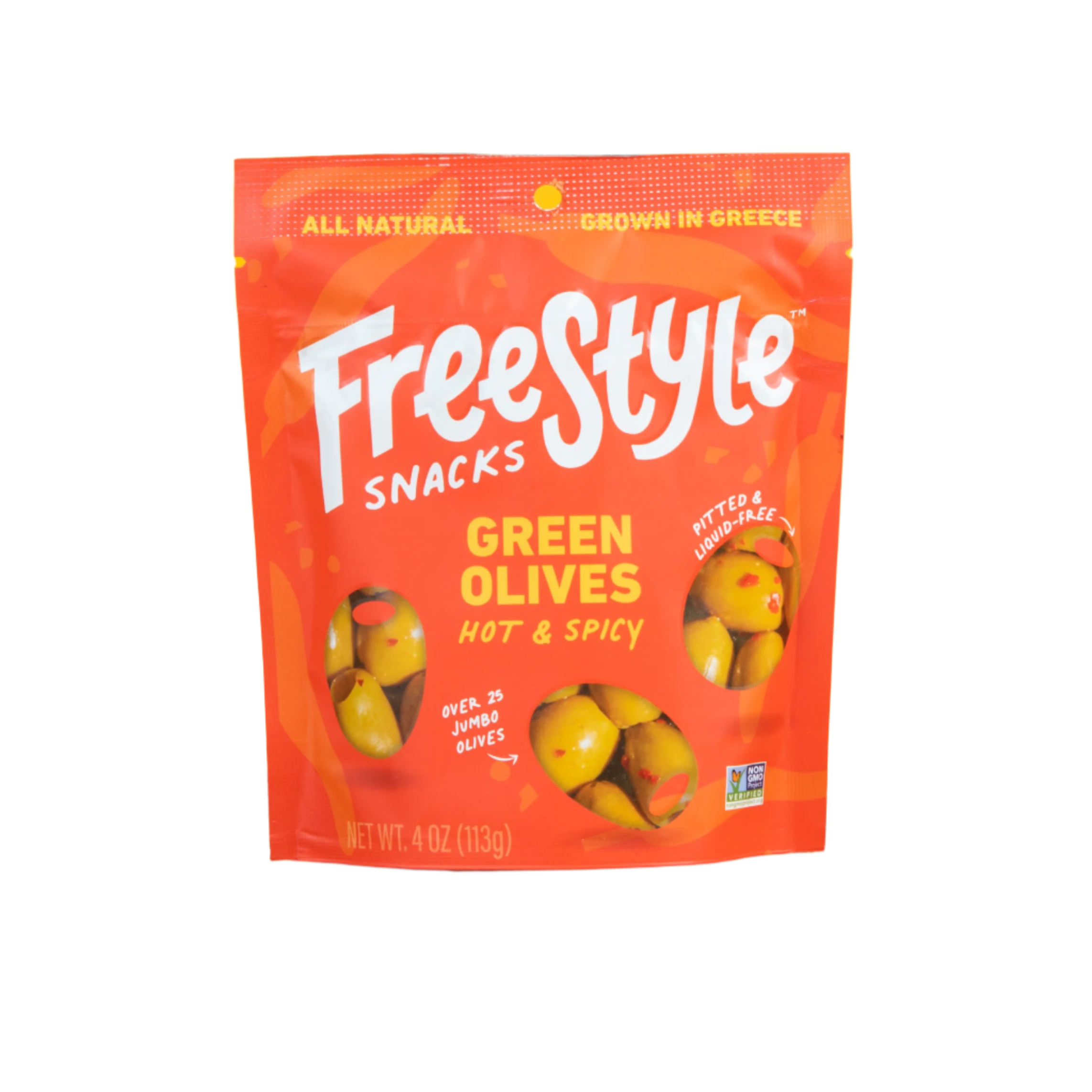 Green Olives - Hot & Spicy by Freestyle Snacks
