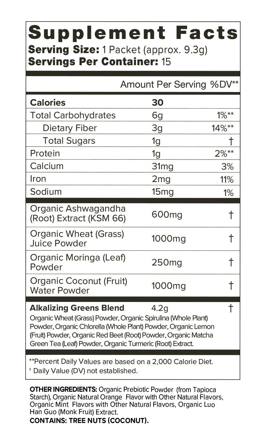 Green Juice Travel Packs 30 ct