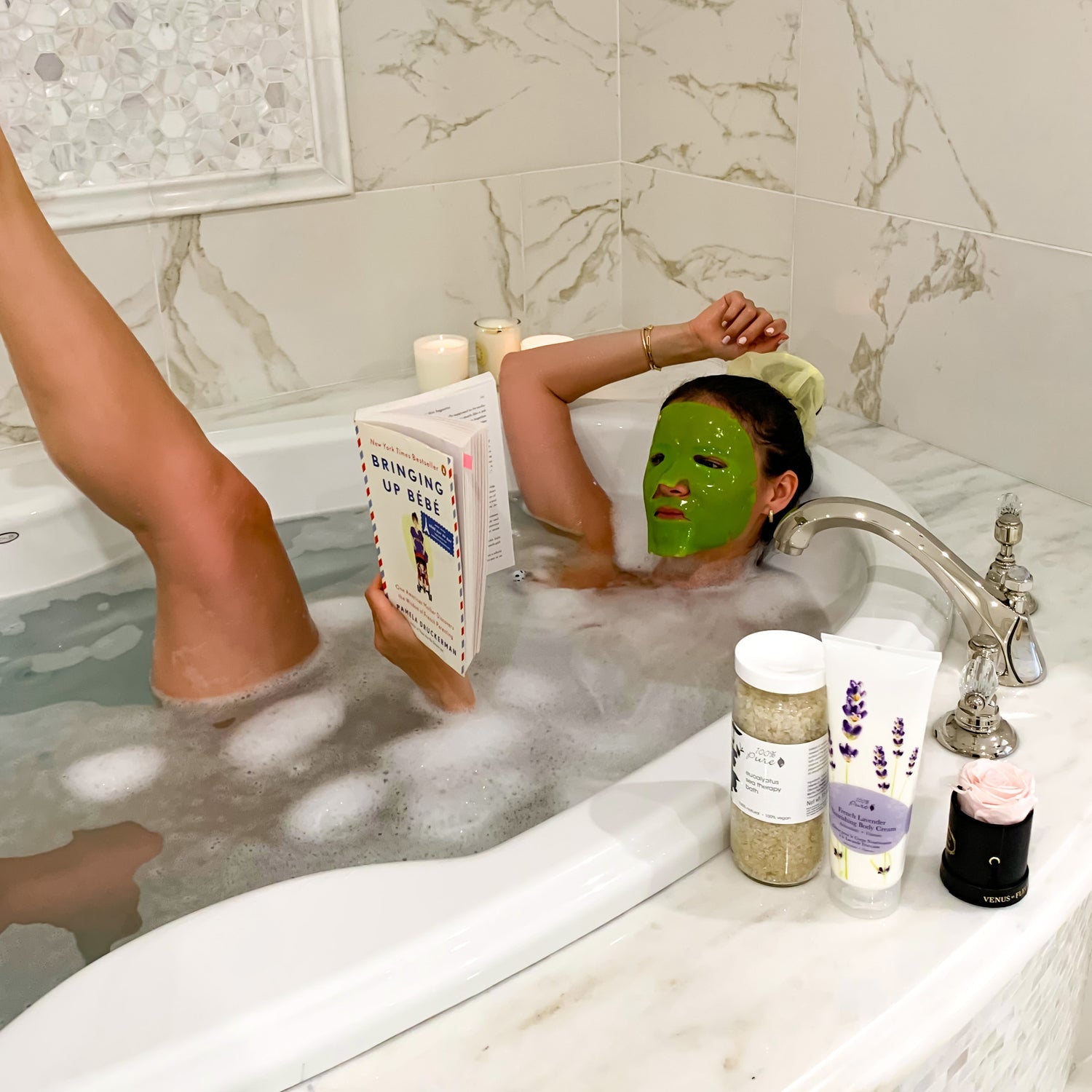 Matcha Green Tea Antioxidant Hydrogel Mask