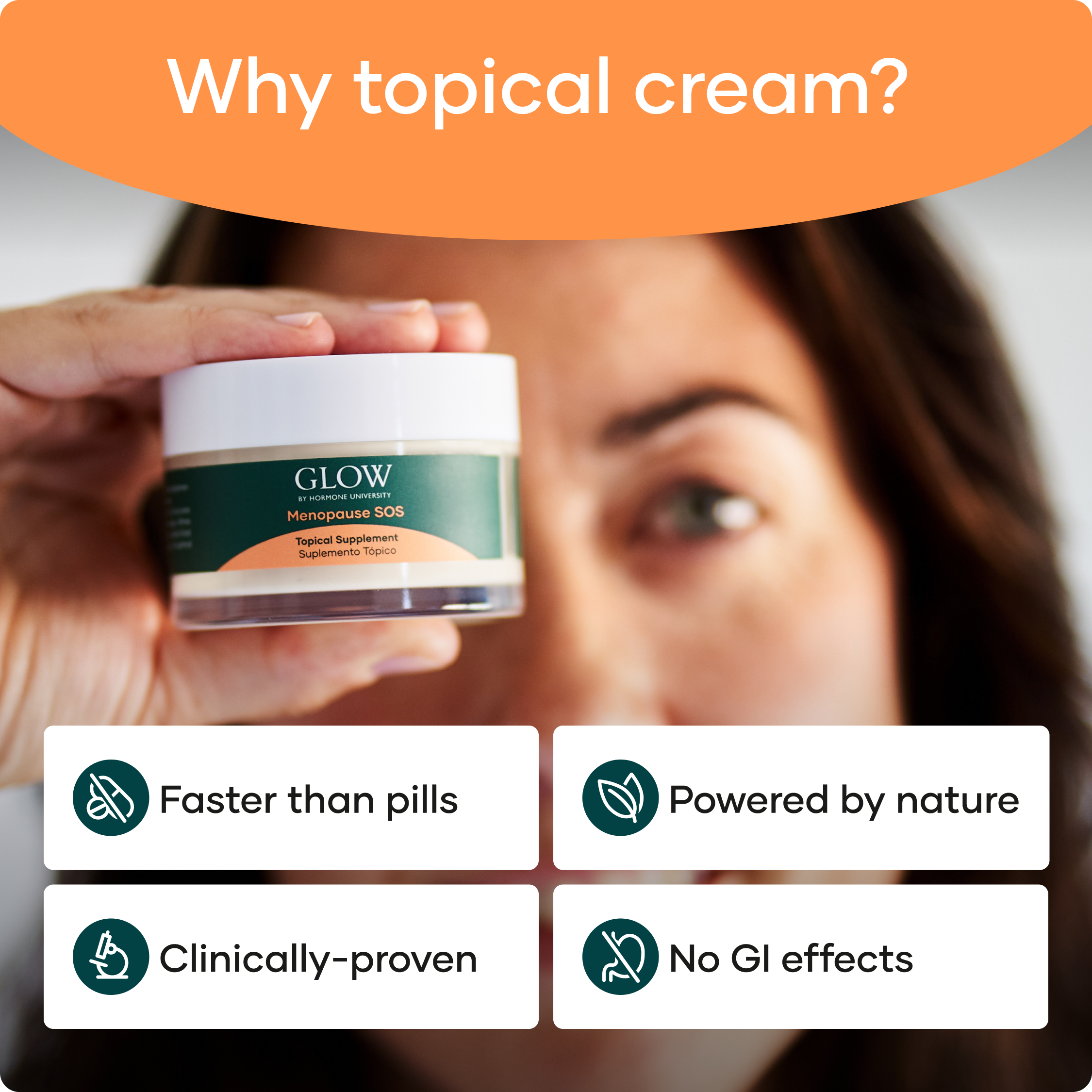 Menopause SOS Cream by Glow by Hormone University