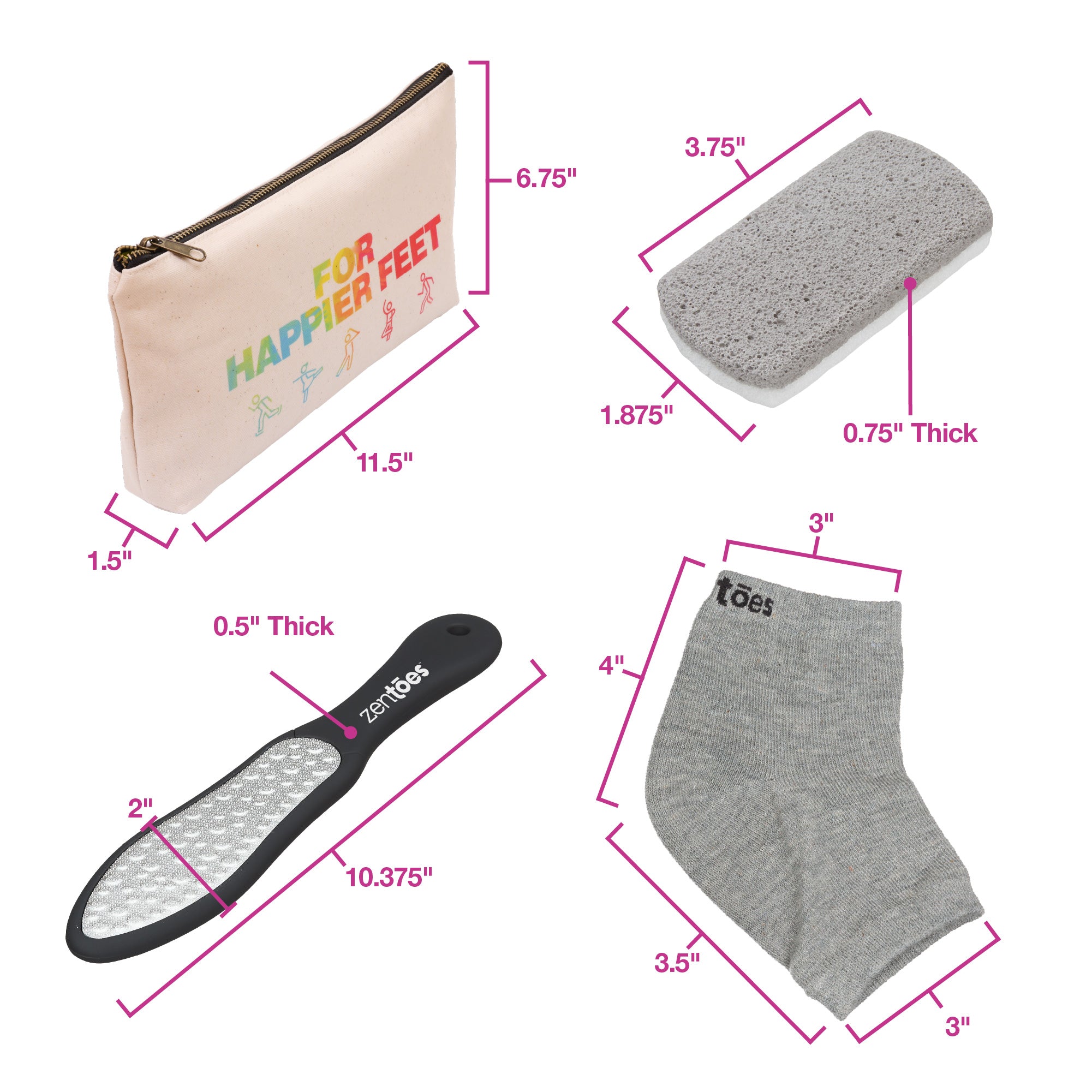 ZenToes Dry Heel Repair Kit by ZenToes
