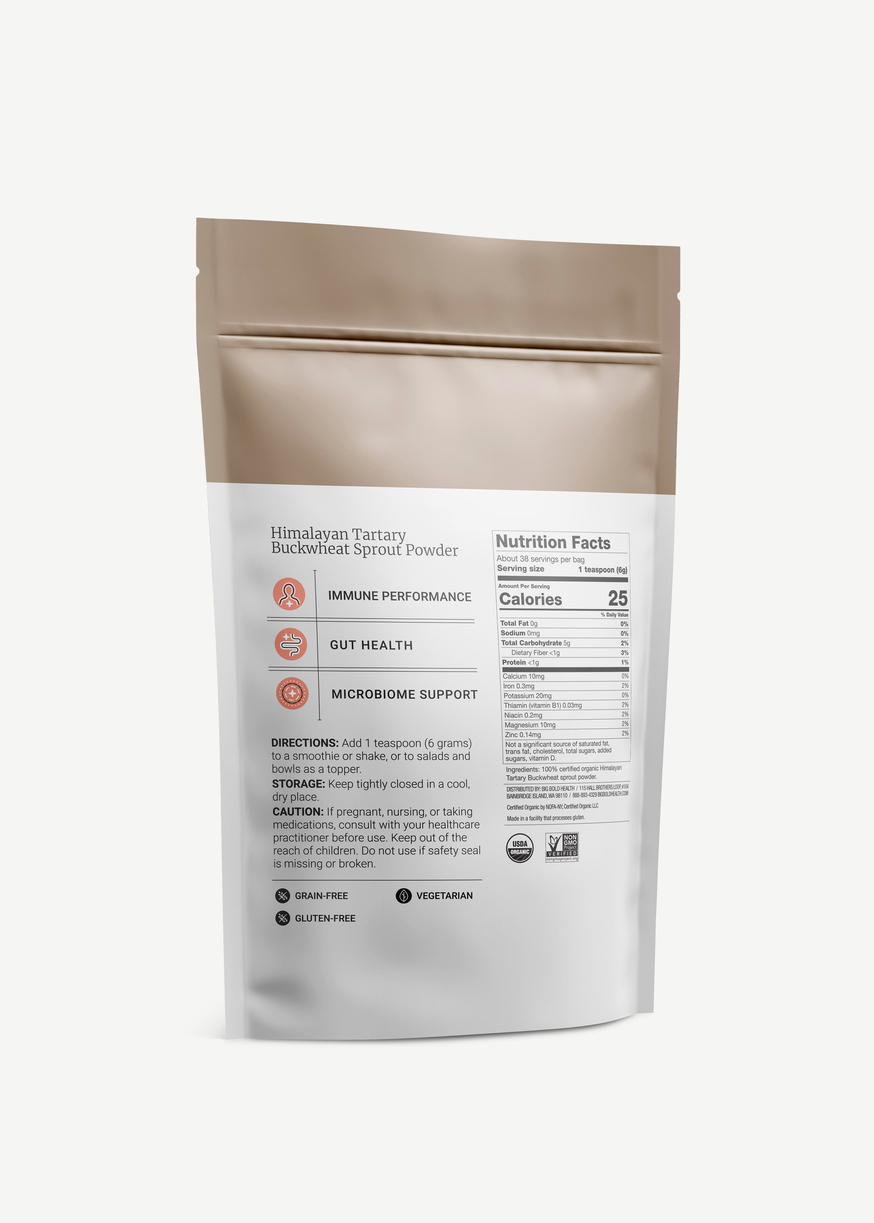 Himalayan Tartary Buckwheat Sprout Powder by Big Bold Health