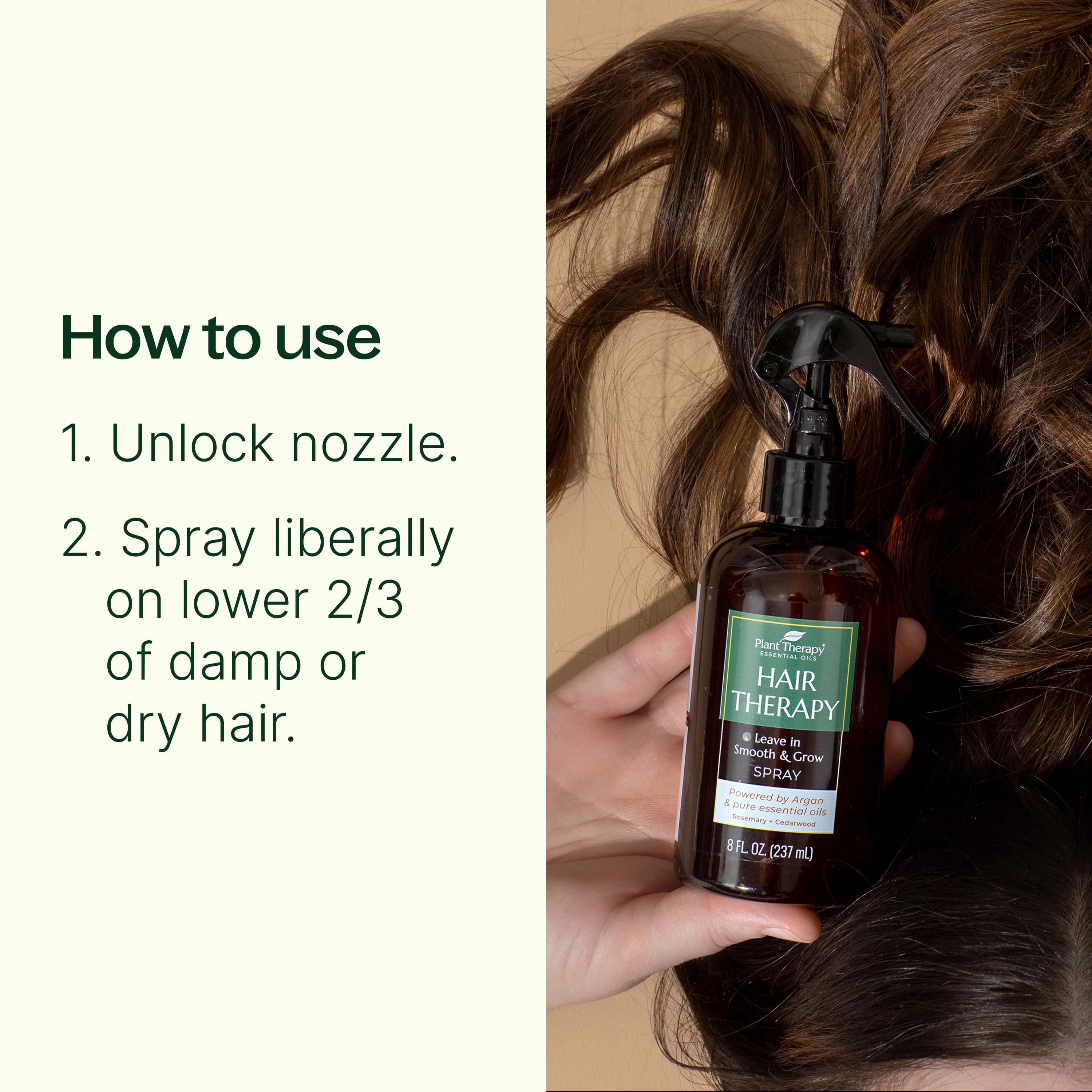 Hair Therapy Leave In Smooth & Grow Spray by Plant Therapy