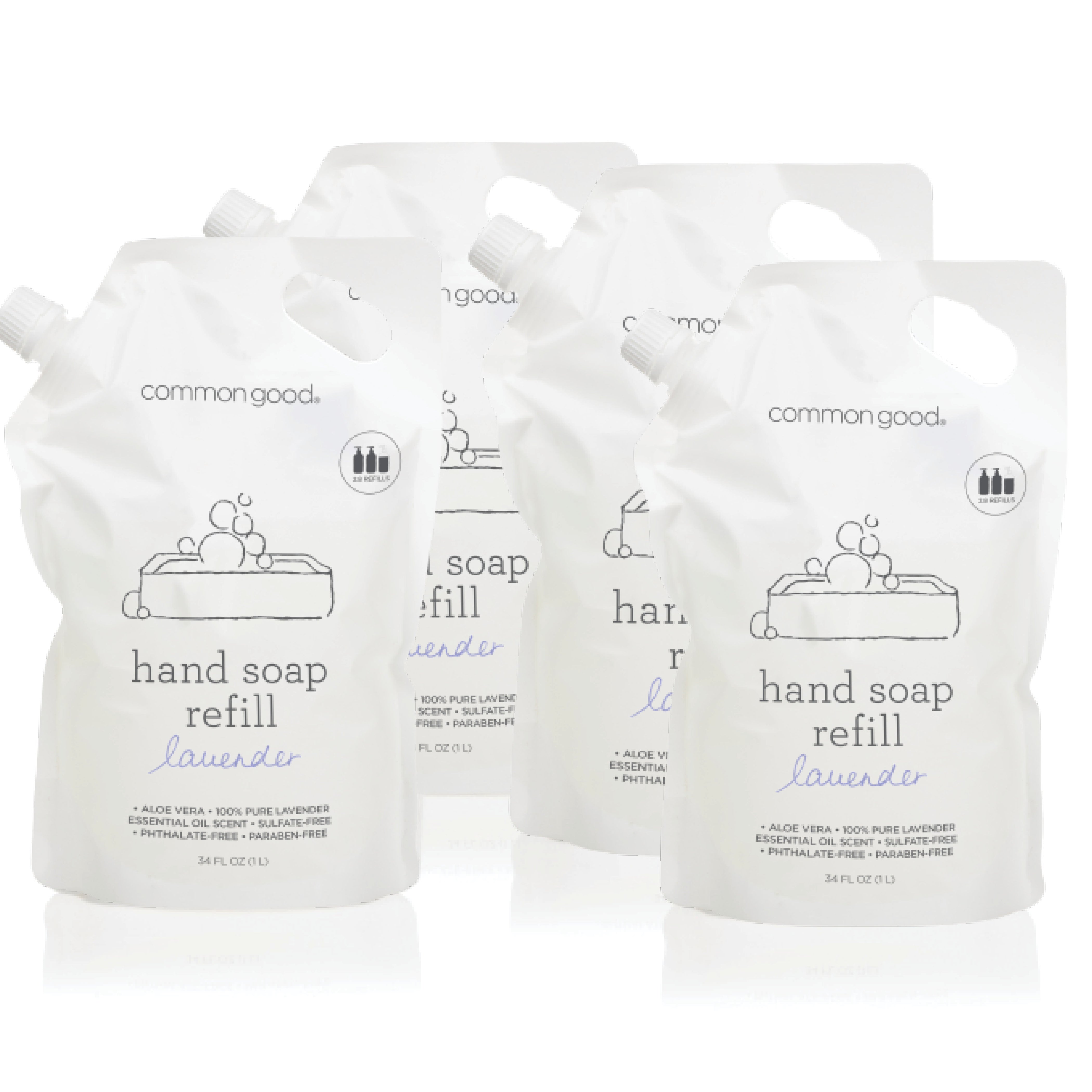 Hand Soap Refill Pouch, 34 Fl Oz by Common Good
