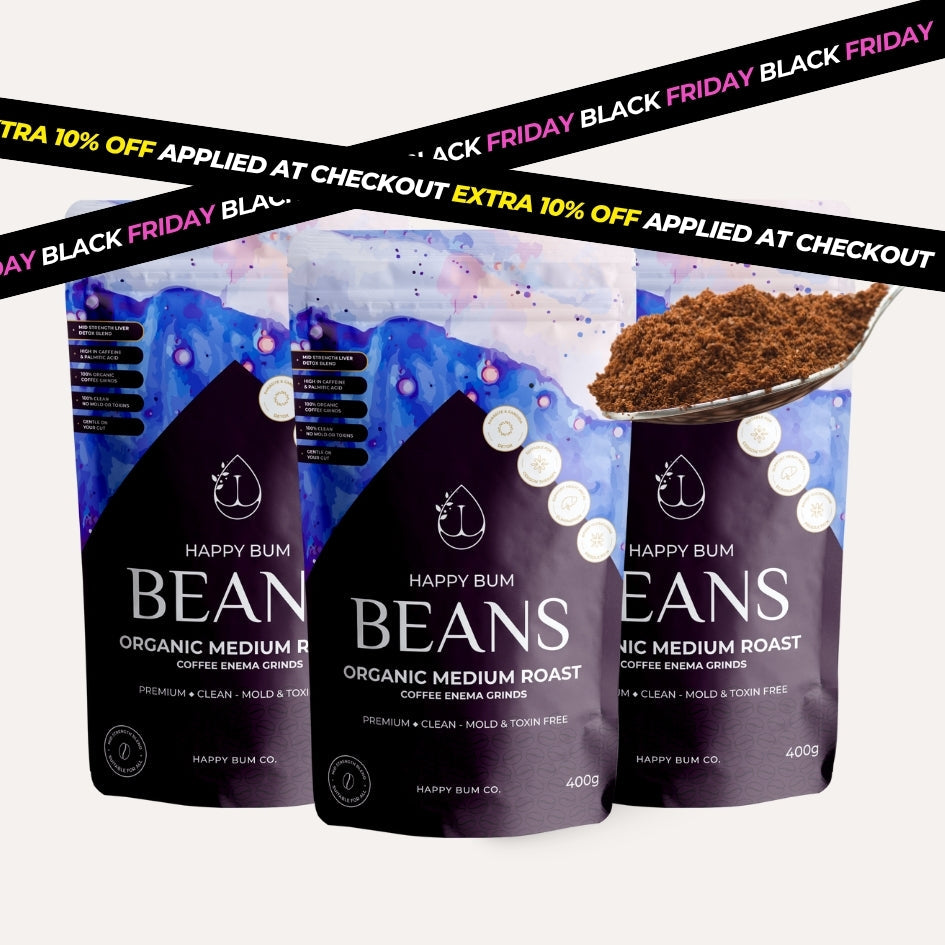 Happy Bum Beans - Organic Medium Roast Enema Coffee
