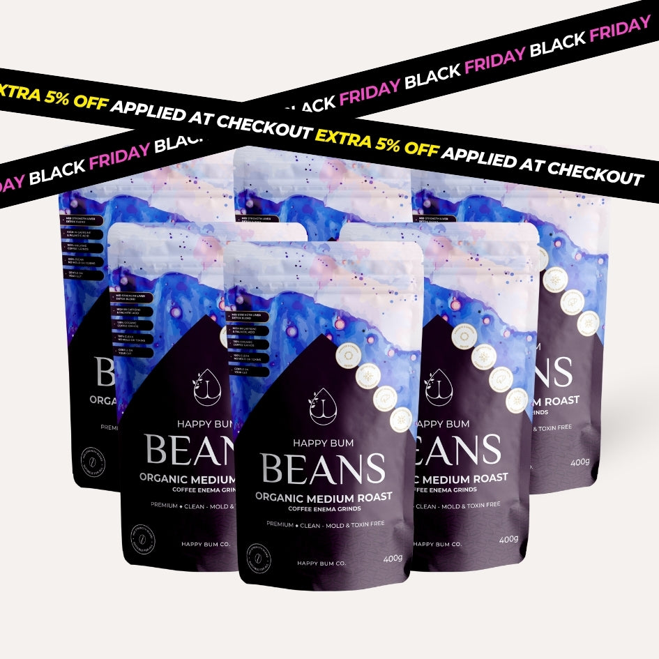 Happy Bum Beans - Organic Medium Roast Enema Coffee
