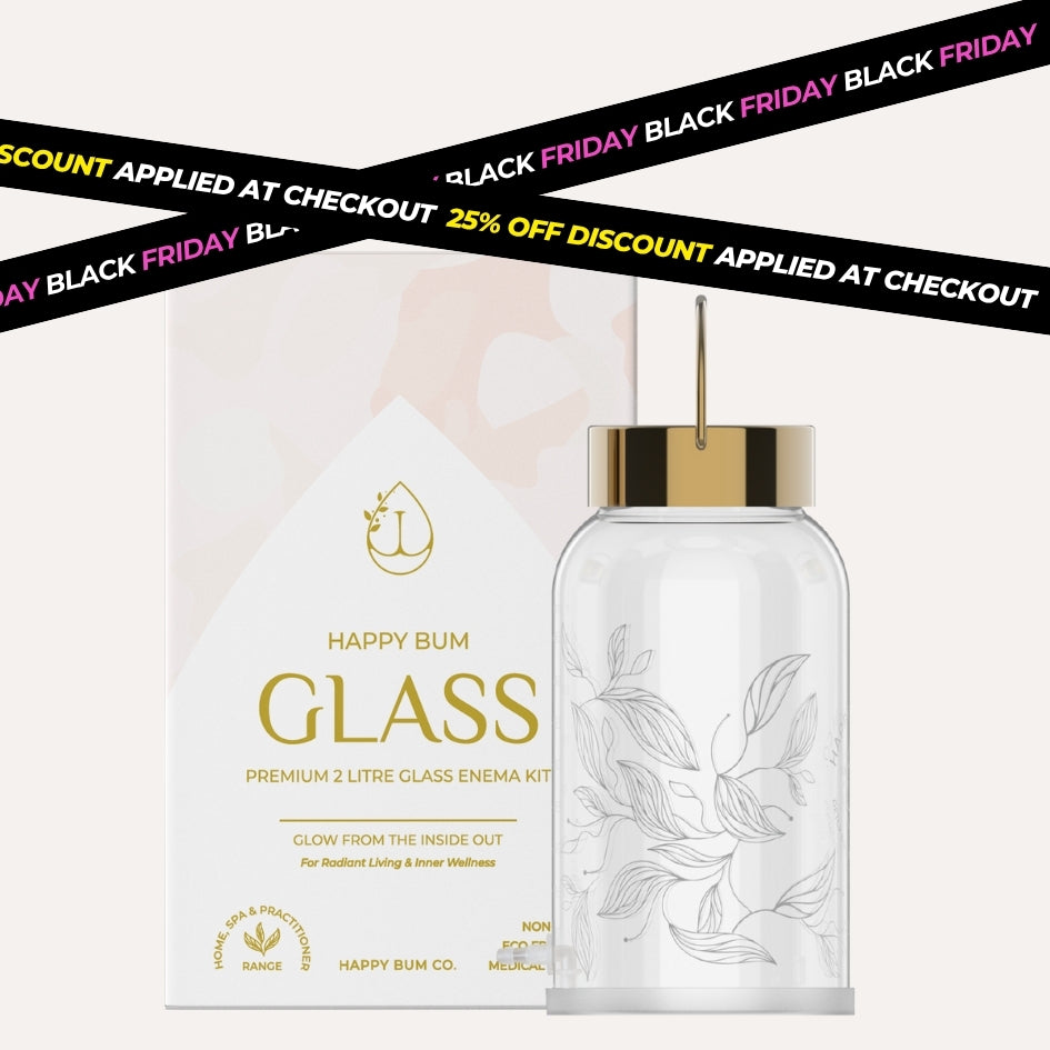 Happy Bum Glass Enema Kit (New Design)