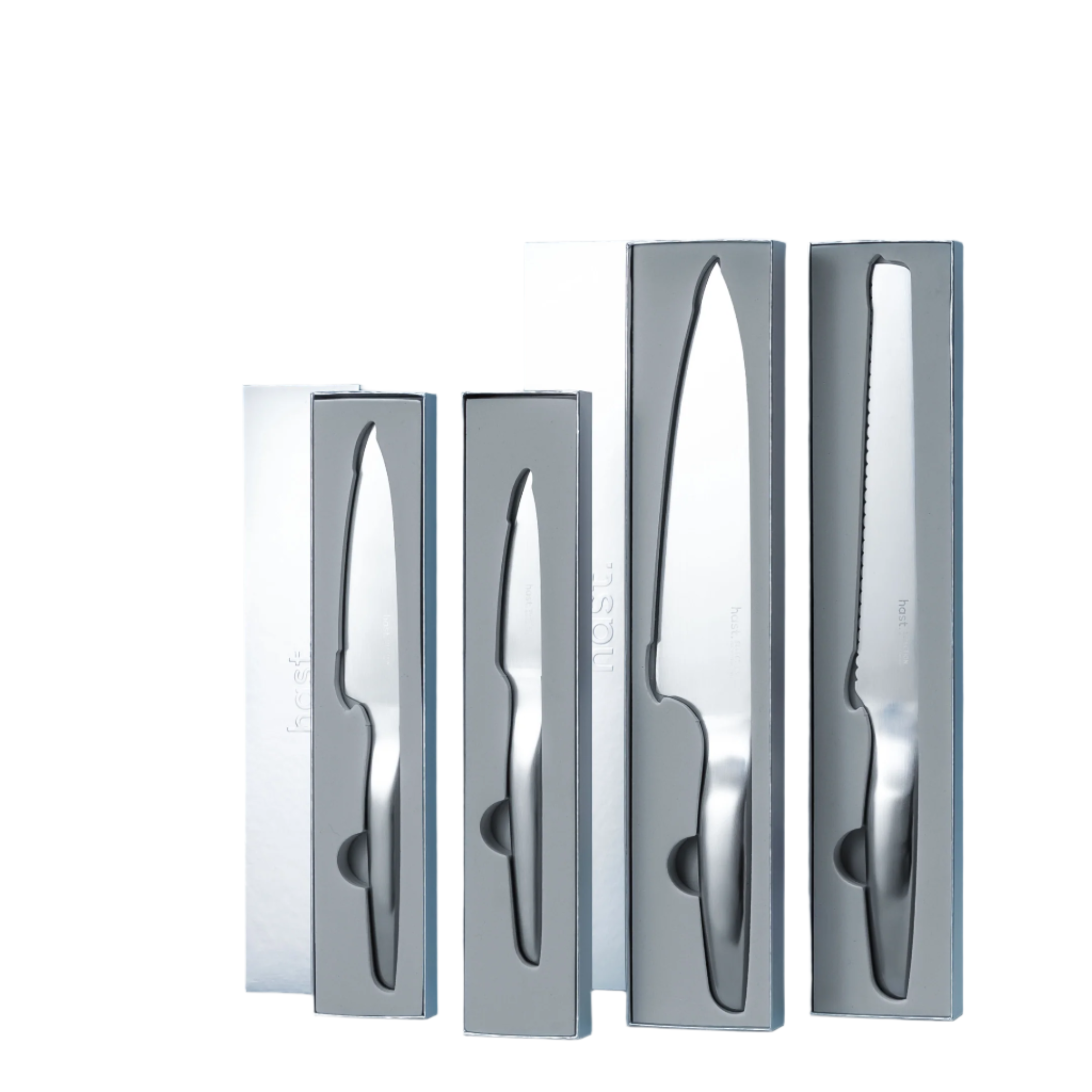 Selection Series 4-piece Modern Japanese Steel Knife by Hast