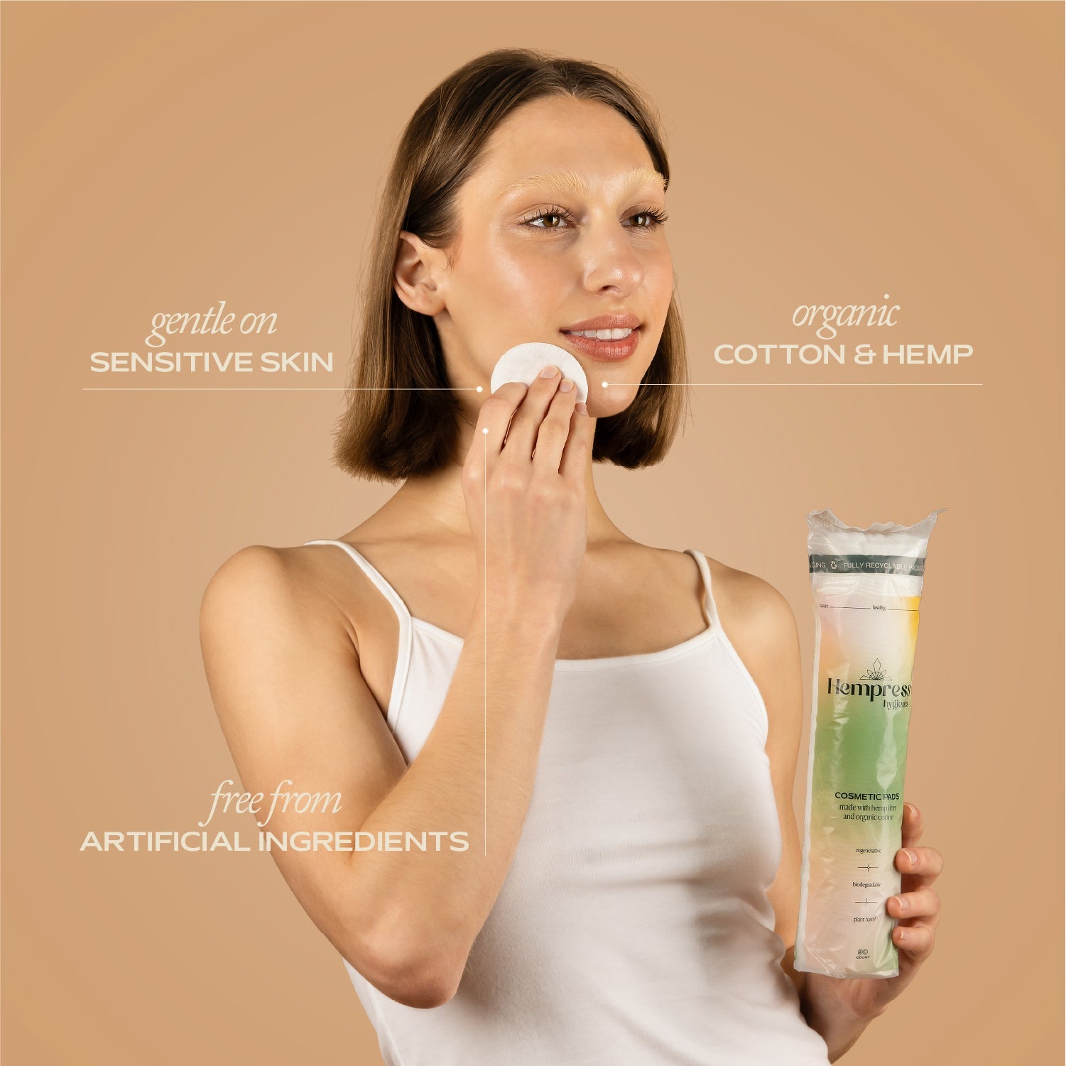 Organic Rounds & Swabs 2 Pack by Hempress Hygienics