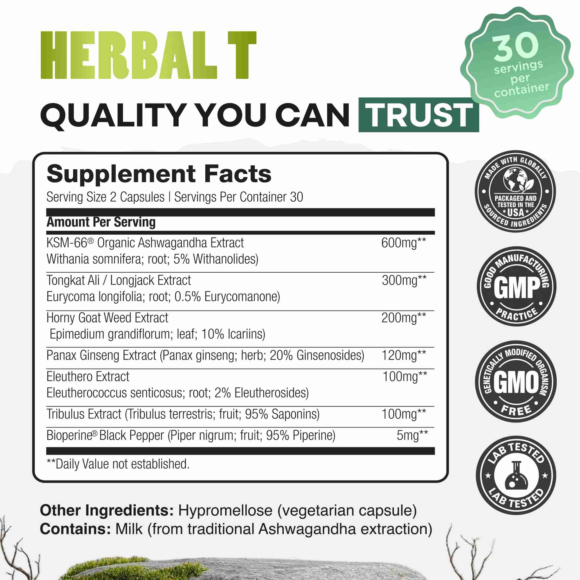 Herbal T - Men’s Performance Support