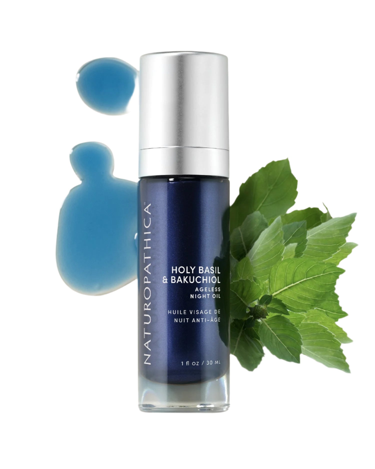 Holy Basil & Bakuchiol Ageless Night Oil by Naturopathica