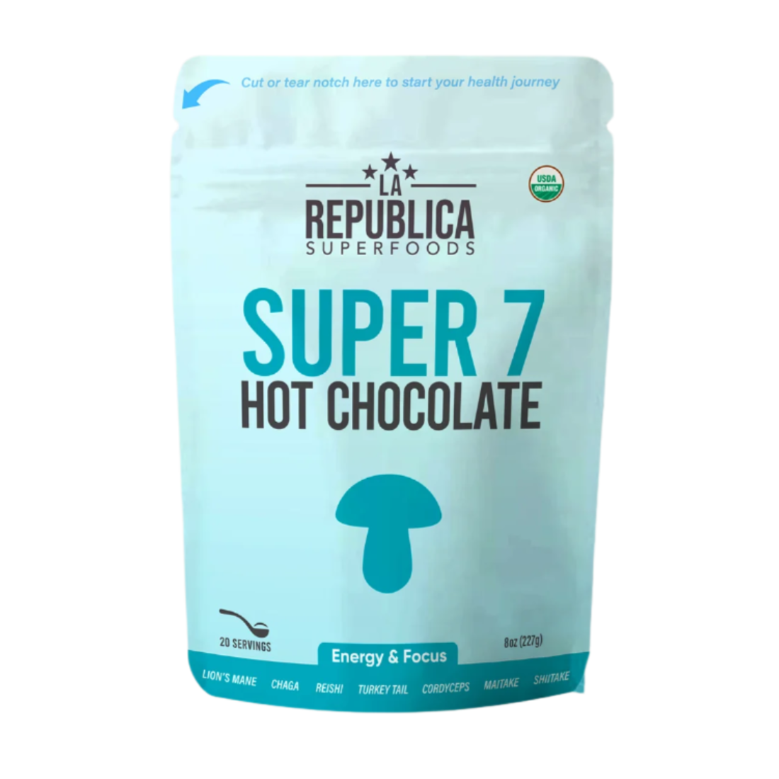 La Republica Hot Chocolate 8 oz bag by La Republica Superfoods