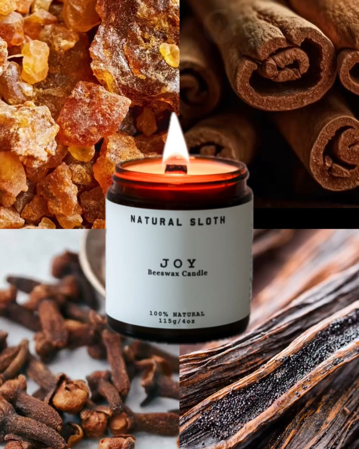 Joy Beeswax Candles