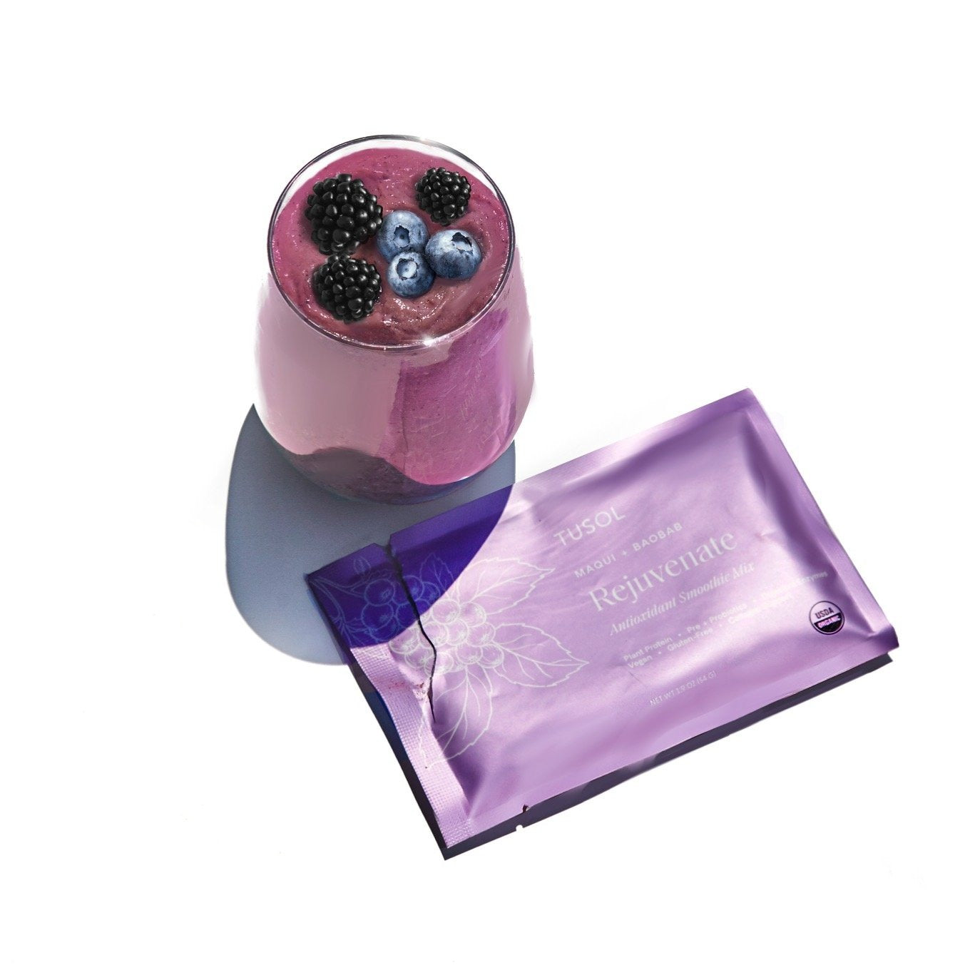 Maqui Berry + Baobab Smoothie Mix (20 Pack) by TUSOL Wellness