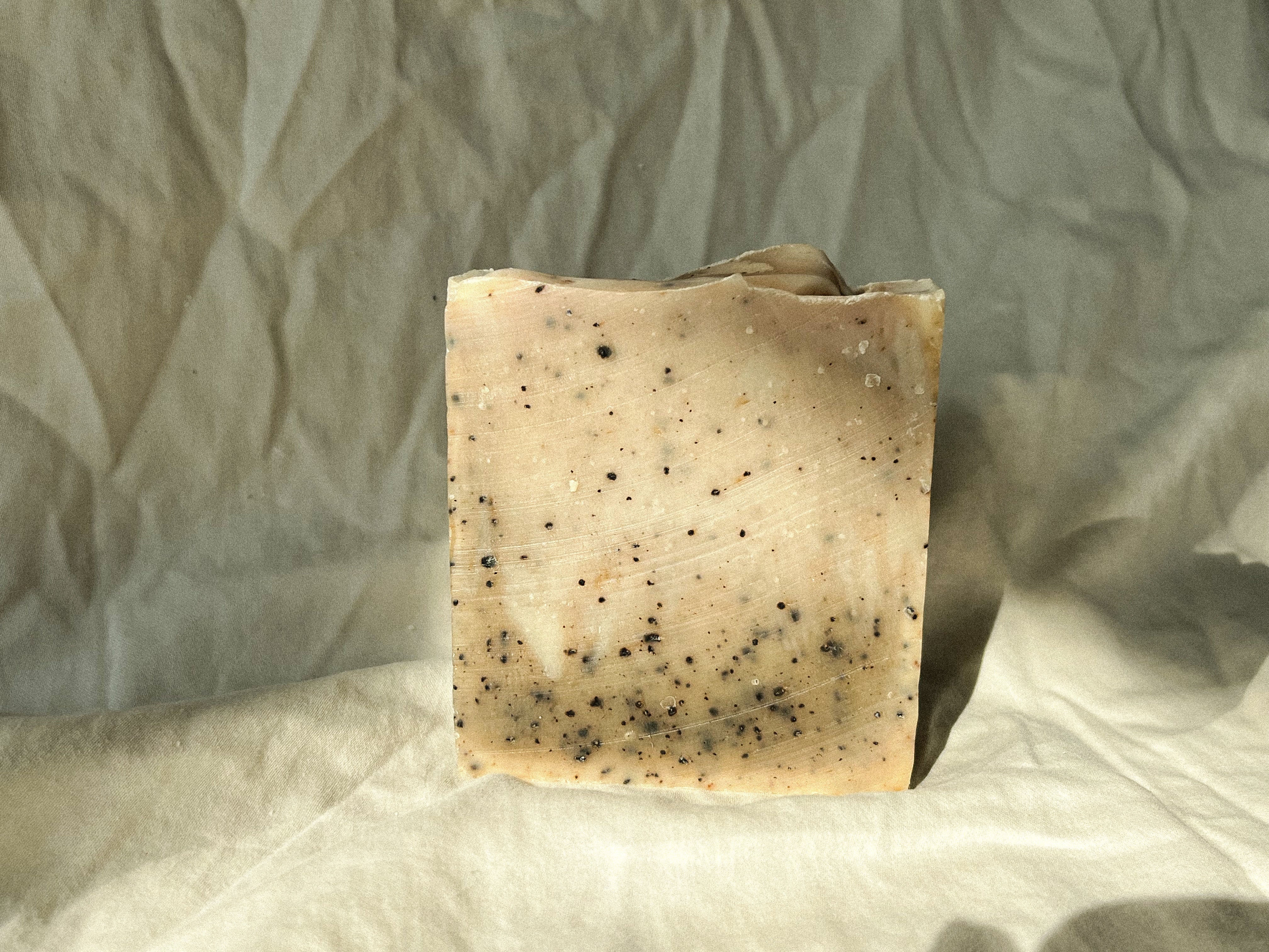 Honey Latte Tallow & Lard Soap - Natural Exfoliating Bar Soap