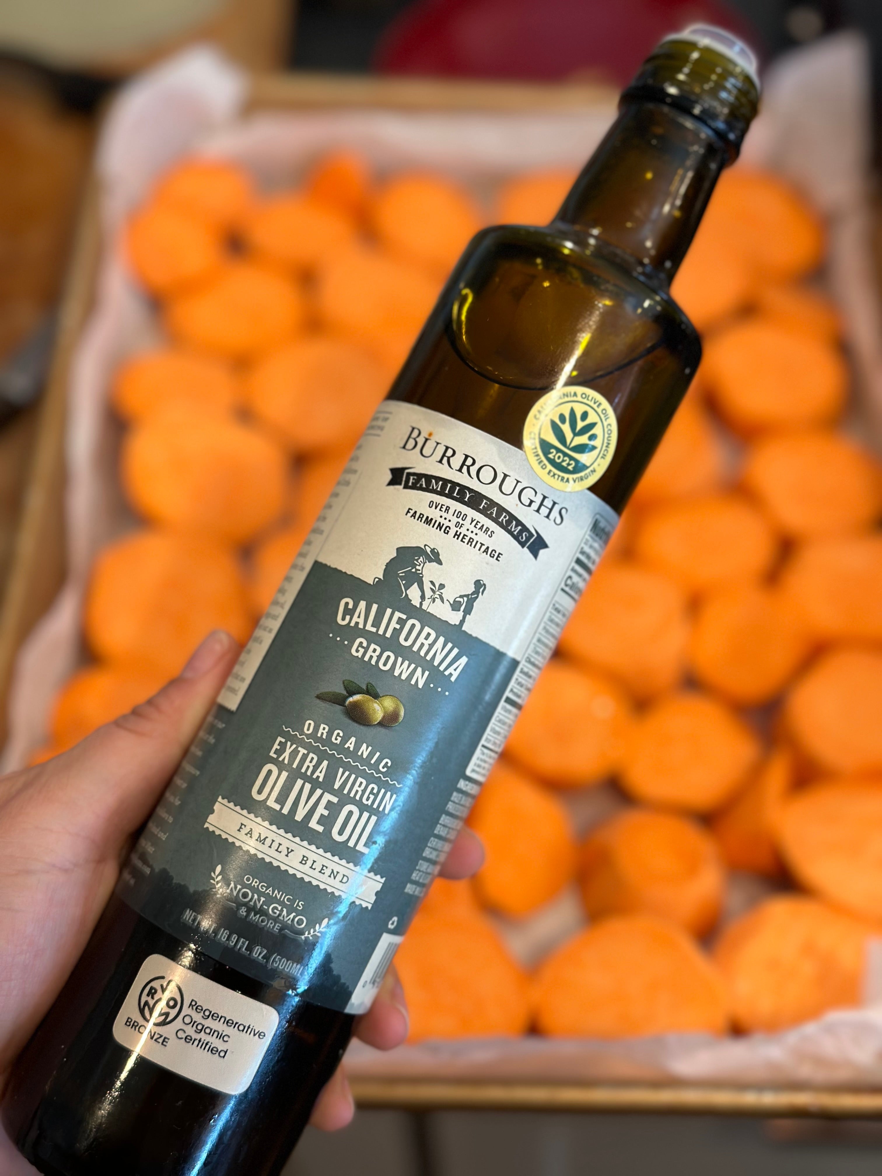 Organic Extra Virgin Olive Oil Koroneiki 2023 by Burroughs Family Farms