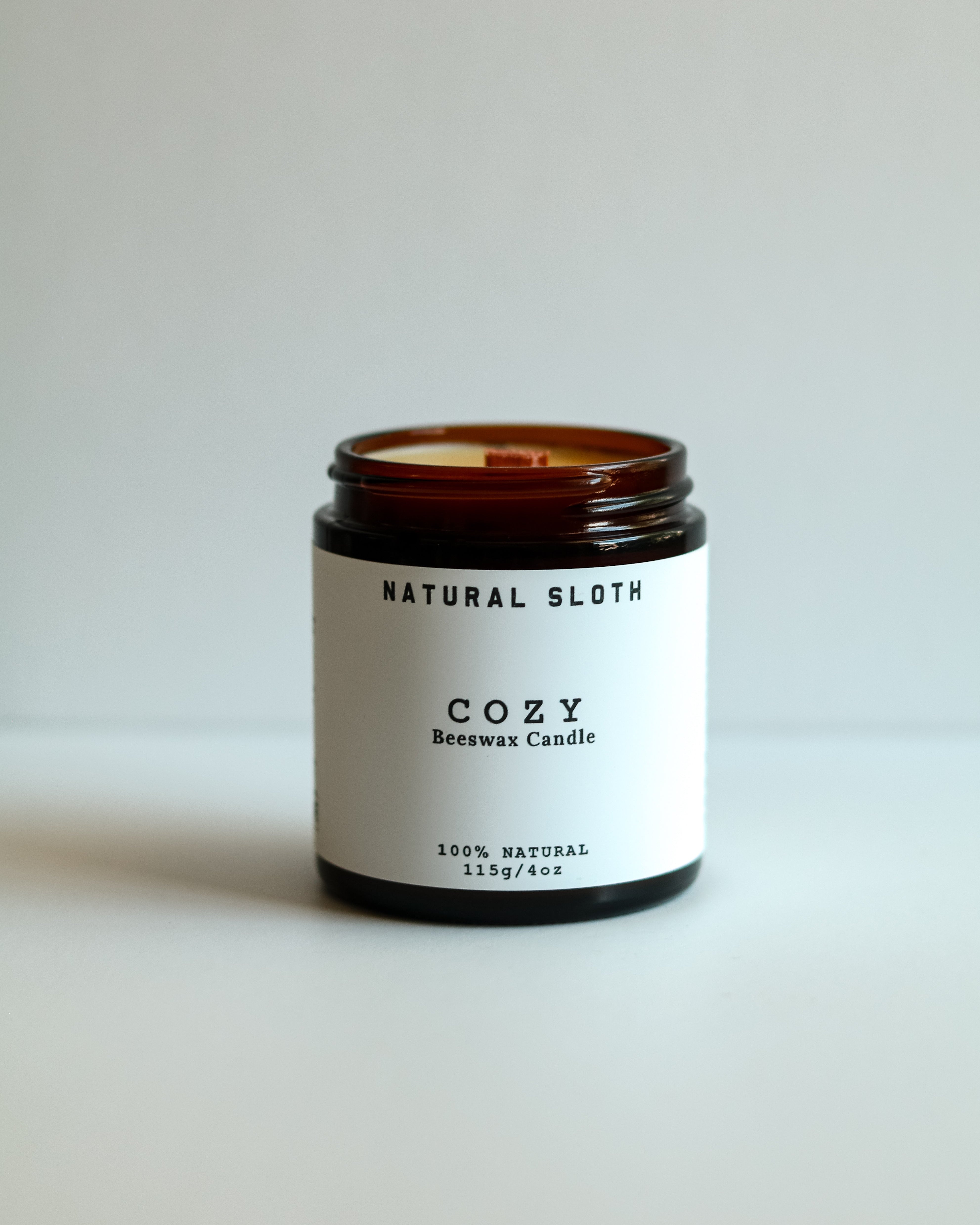Cozy Beeswax Candle
