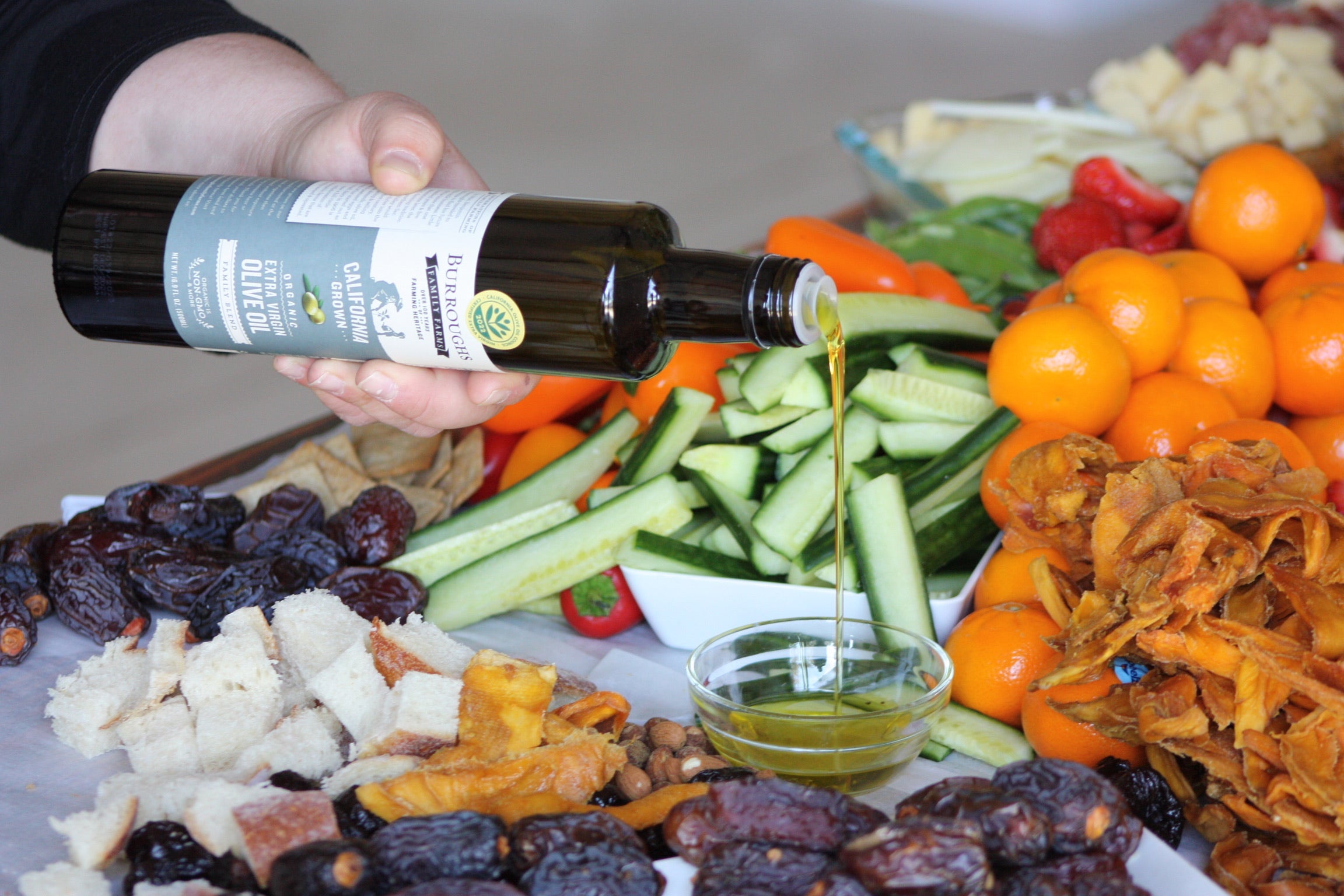 Regenerative Organic Extra Virgin Olive Oil Family Blend 2024 by Burroughs Family Farms