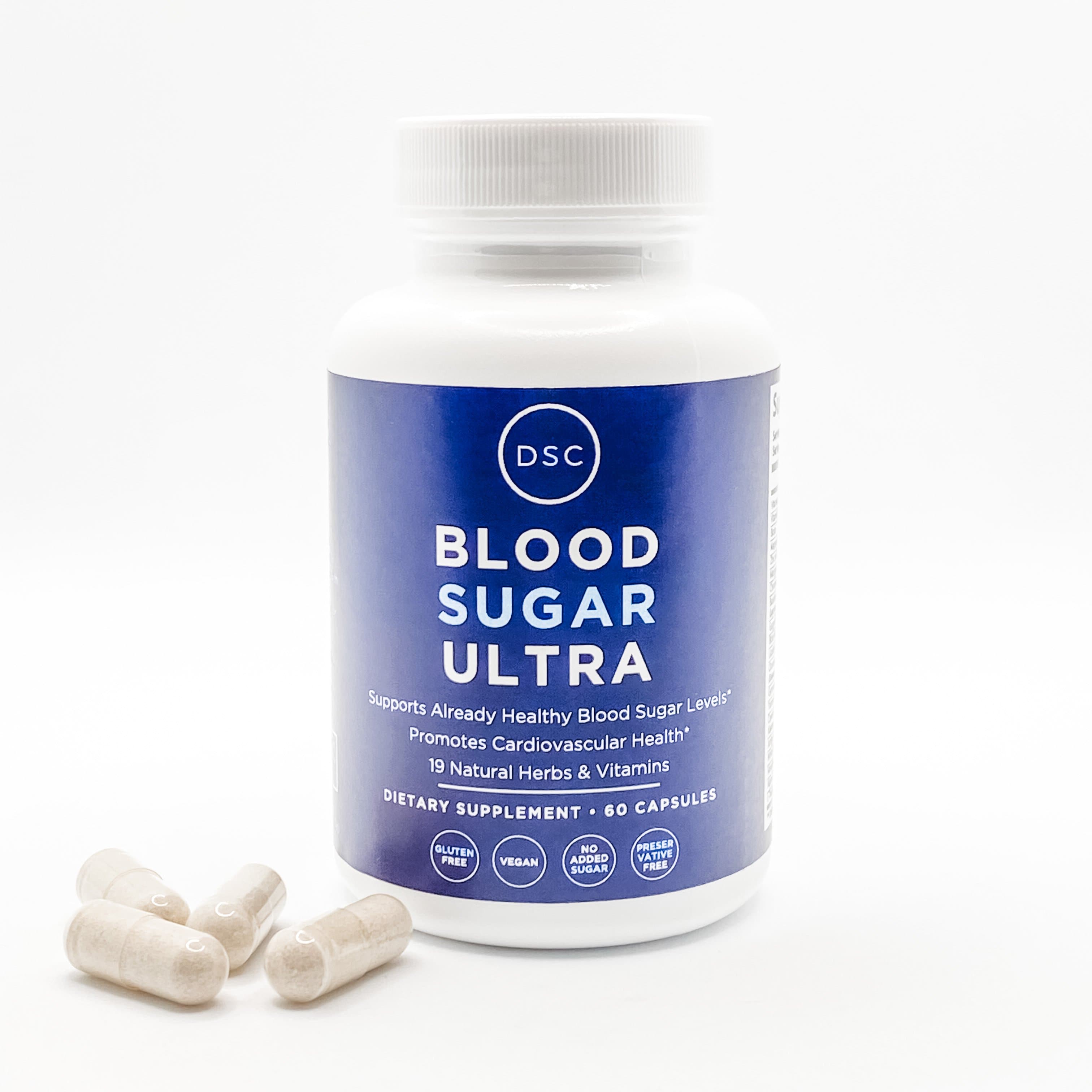 DSC Blood Sugar Ultra Support Supplement by DIABETIC SOCK CLUB