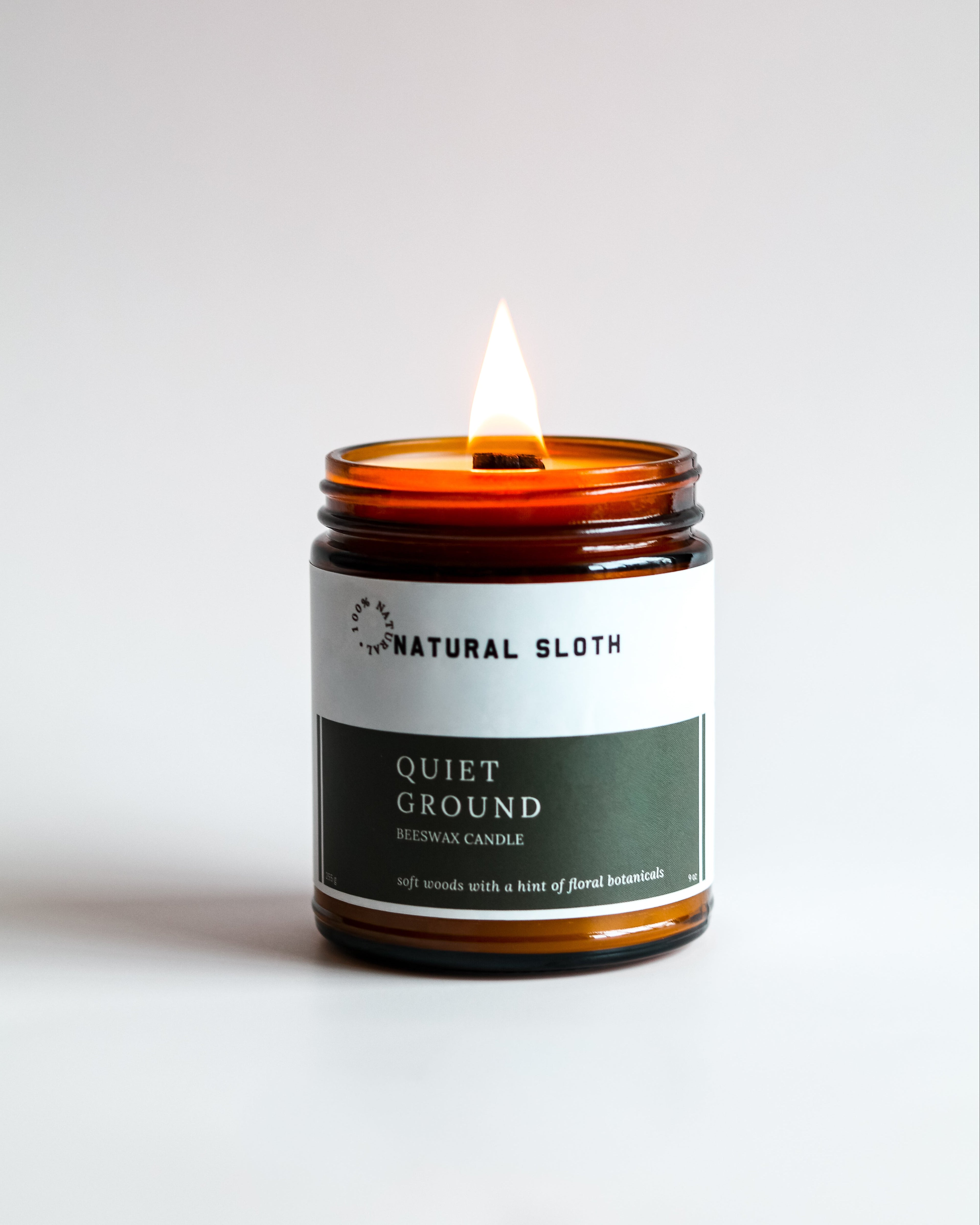 Quiet Ground Beeswax Candle