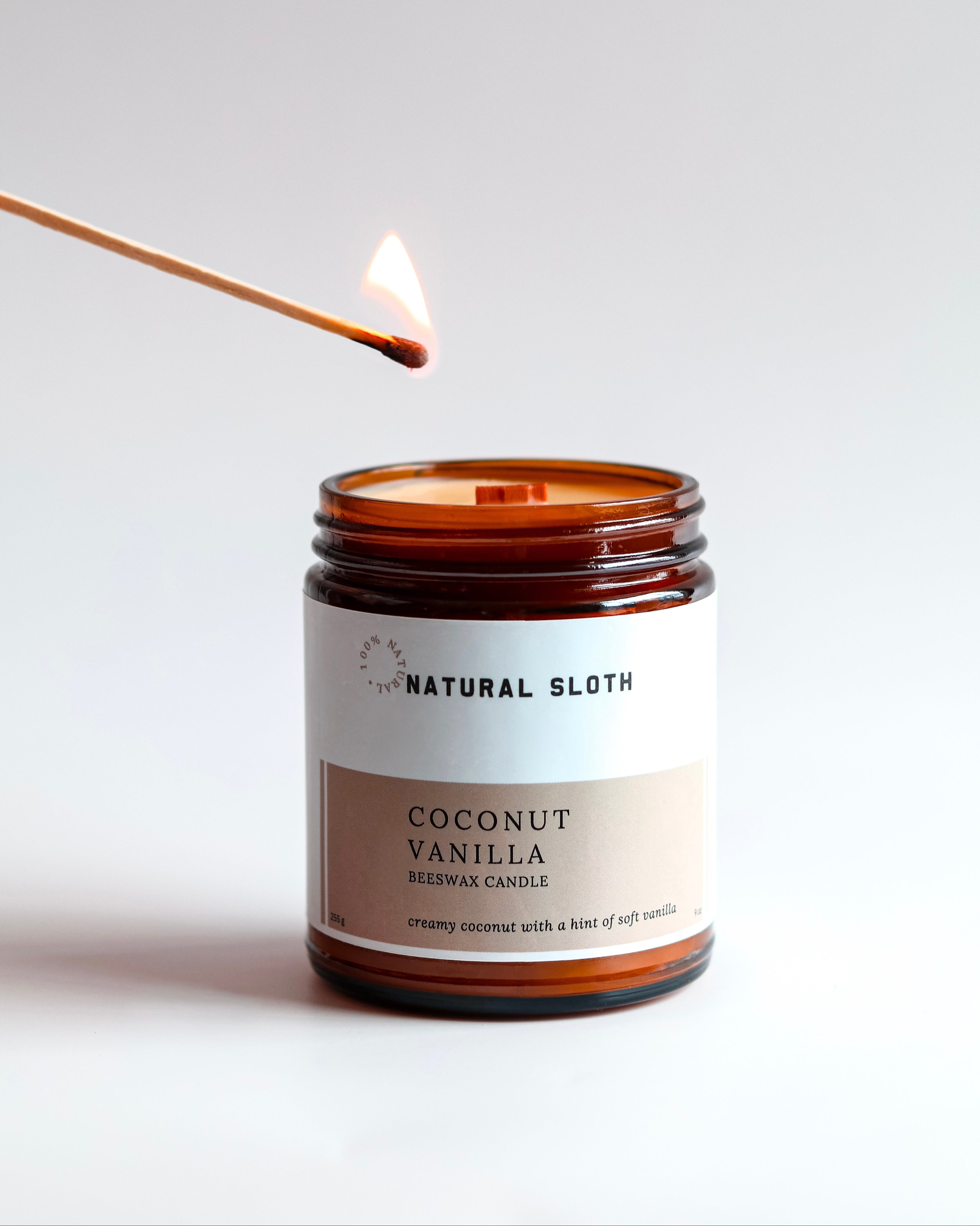 Coconut Vanilla Beeswax Candle
