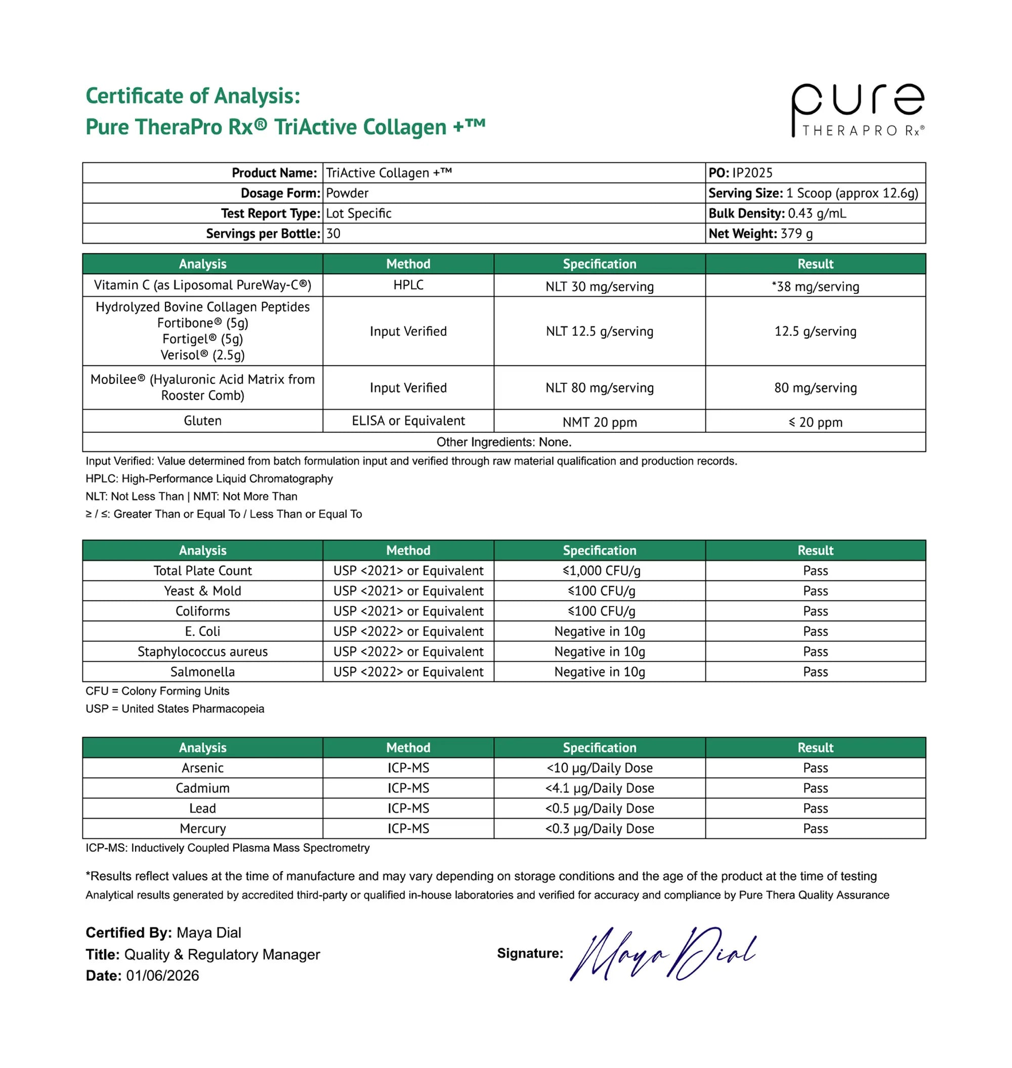 TriActive Collagen +™