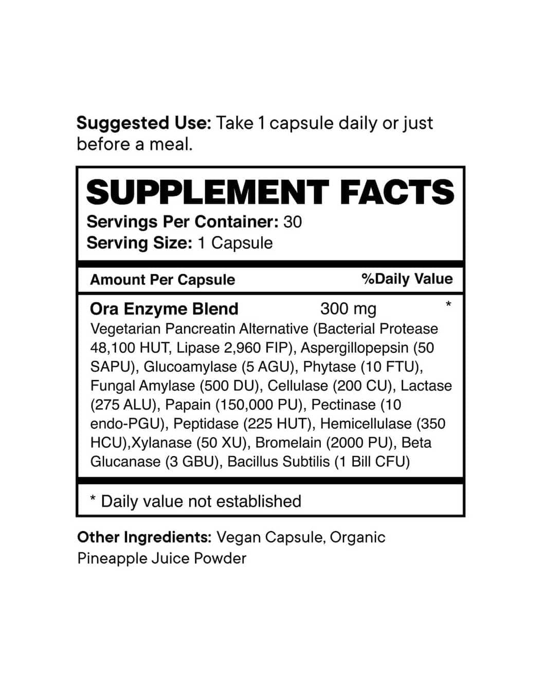 Digestive Enzymes Capsules