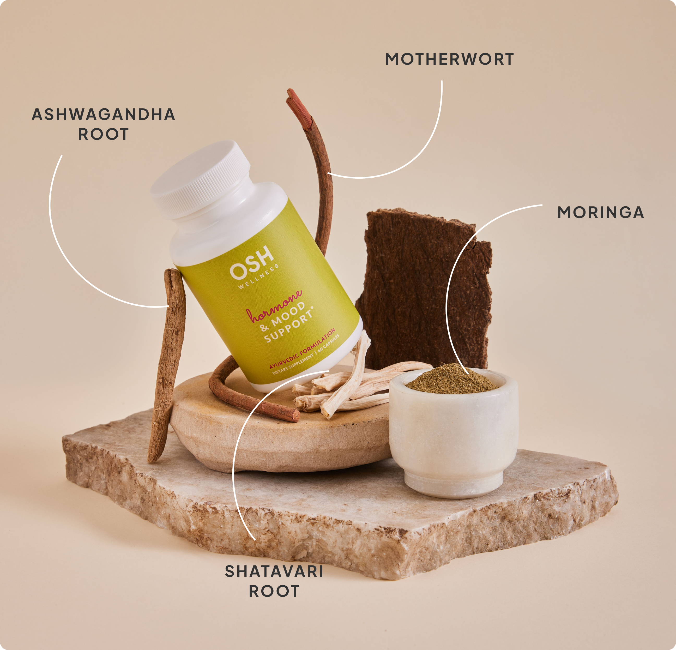 HORMONE & MOOD SUPPORT by Osh Wellness