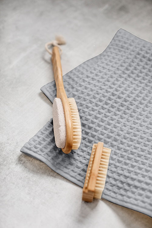 Jacki Waffle Cotton Bath Towel by Linen Way