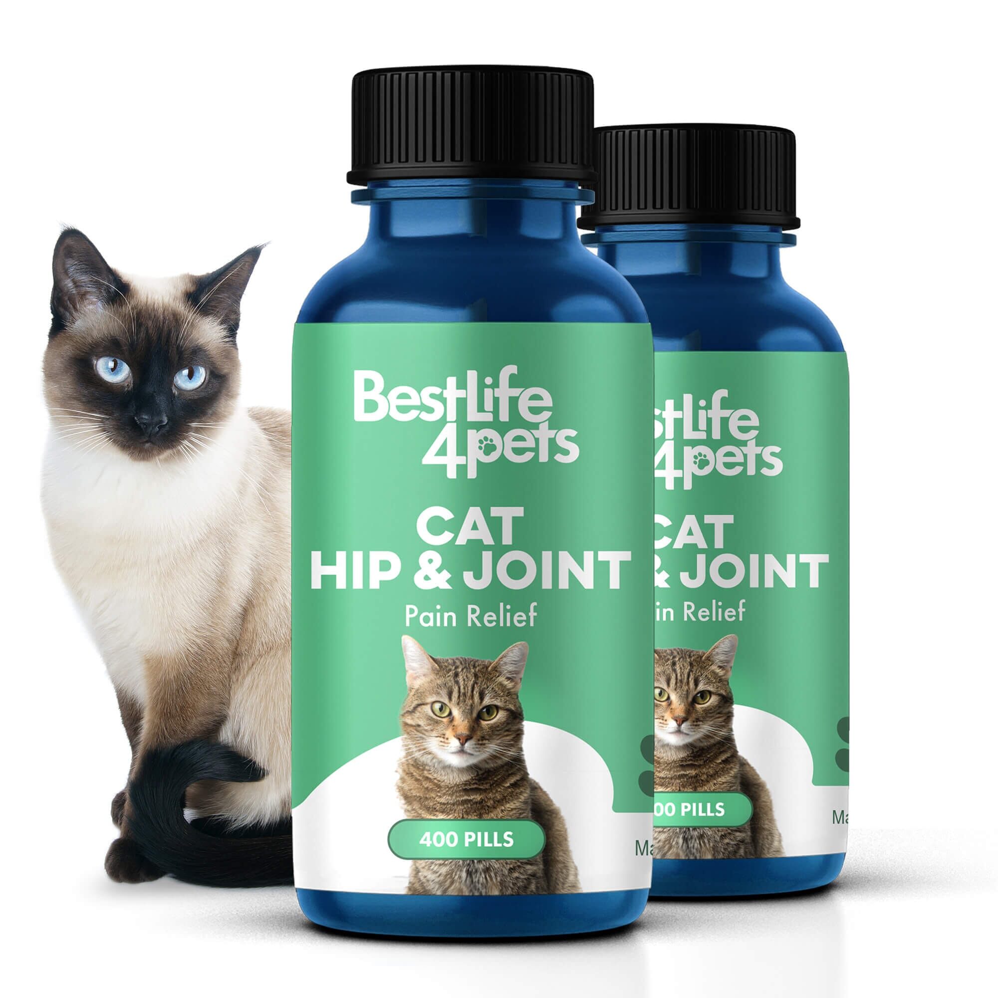 Cat Arthritis & Joint Pain Relief - Effective Anti-inflammatory by BestLife4Pets