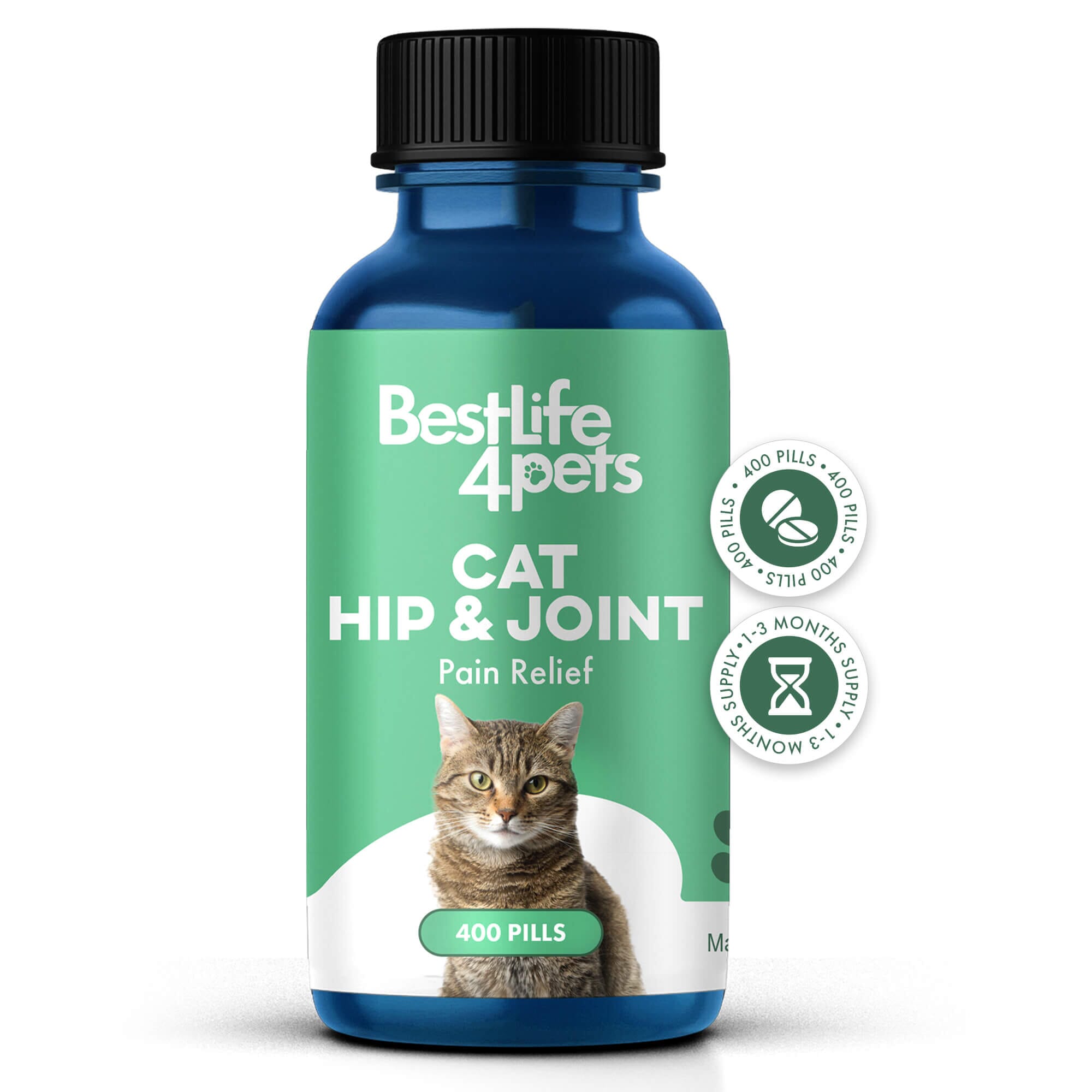 Cat Arthritis & Joint Pain Relief - Effective Anti-inflammatory by BestLife4Pets