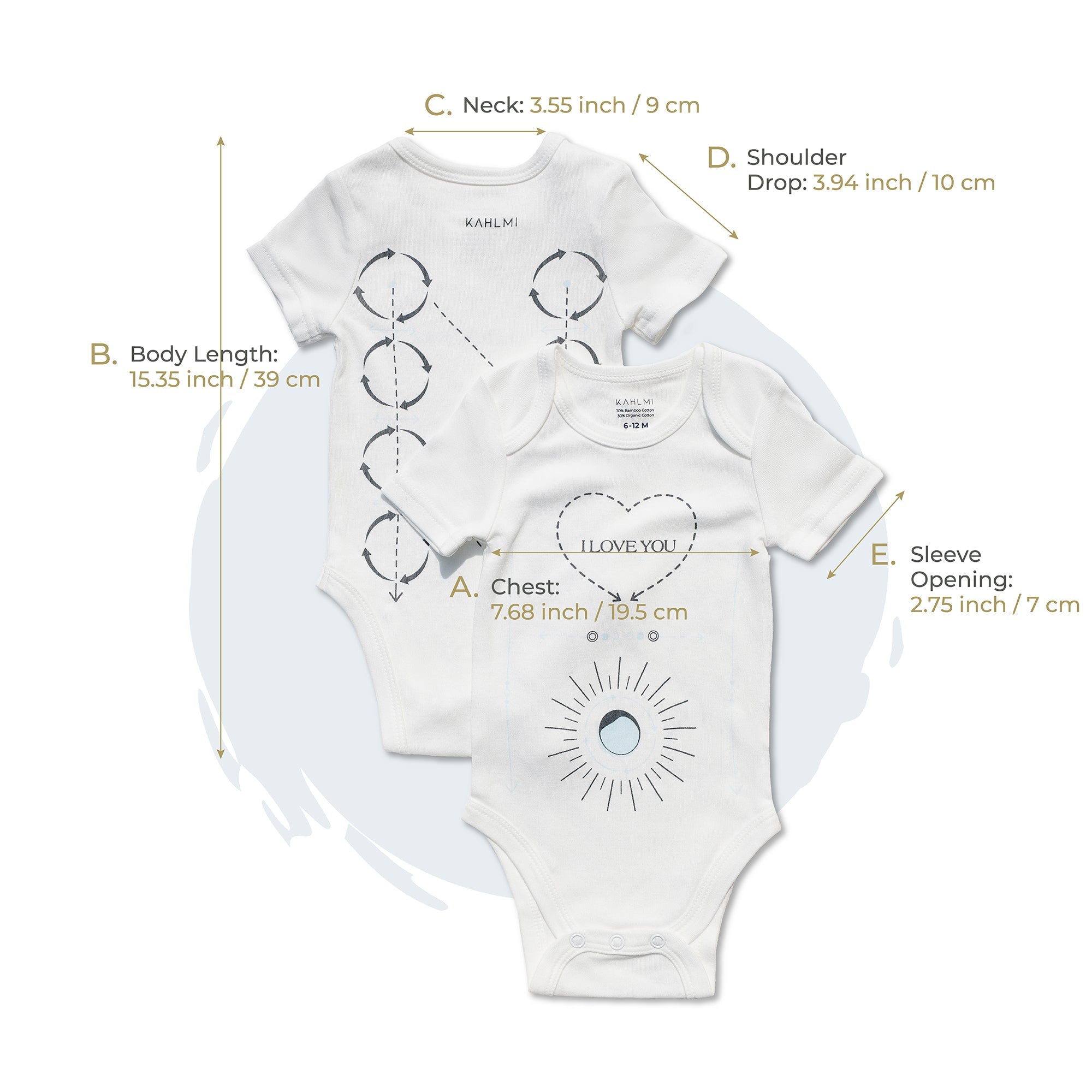 Massage Me! Onesie (0-6 months) by Kahlmi