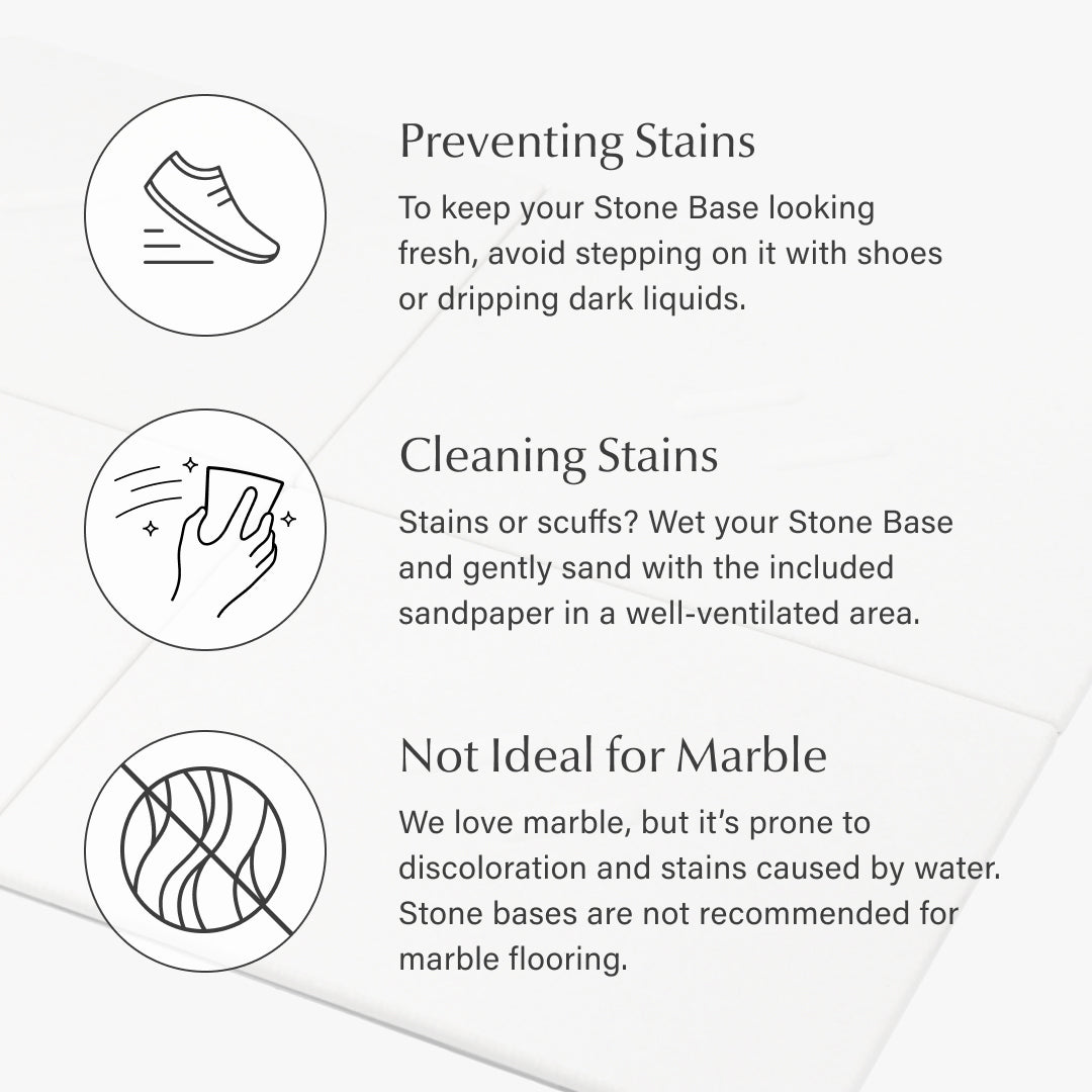 Large Bath Stone™ Mat - 2-Pack by Dorai Home | Quick-Drying Home Essentials