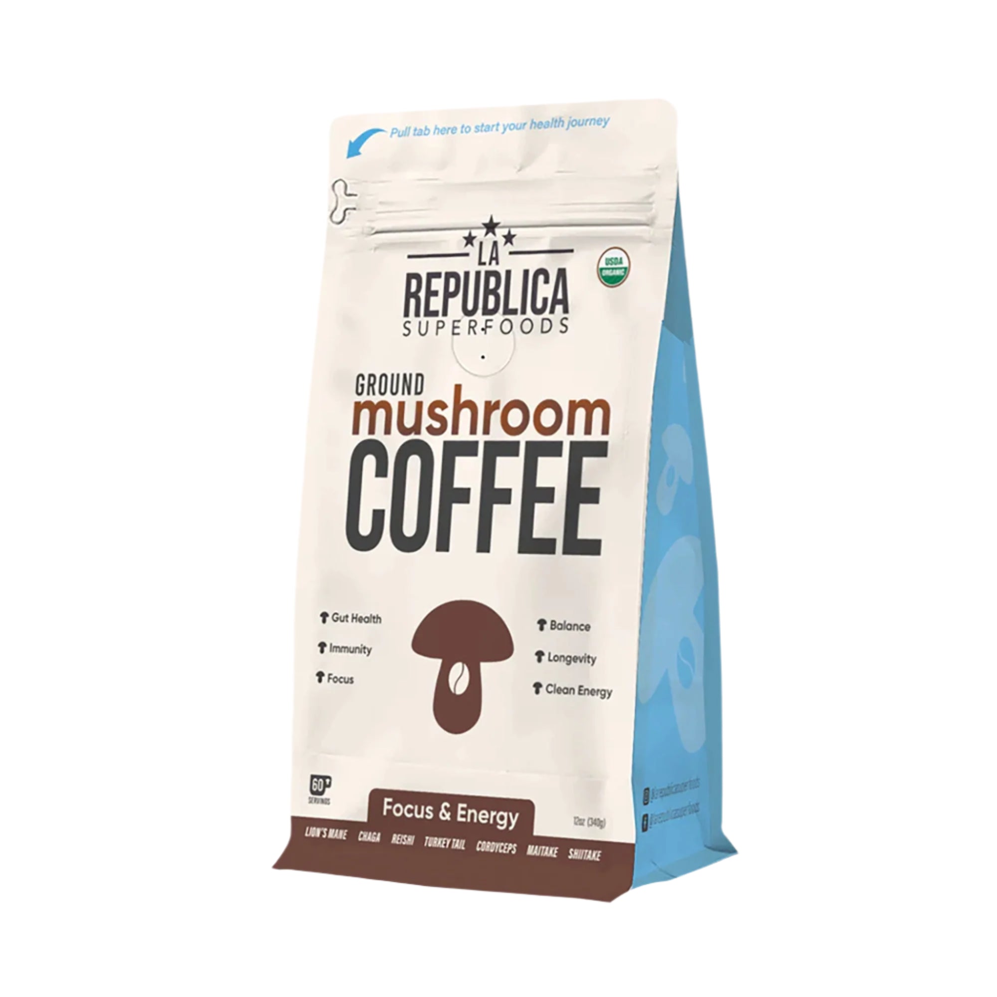 Brazilian Ground Mushroom Coffee by La Republica Superfoods