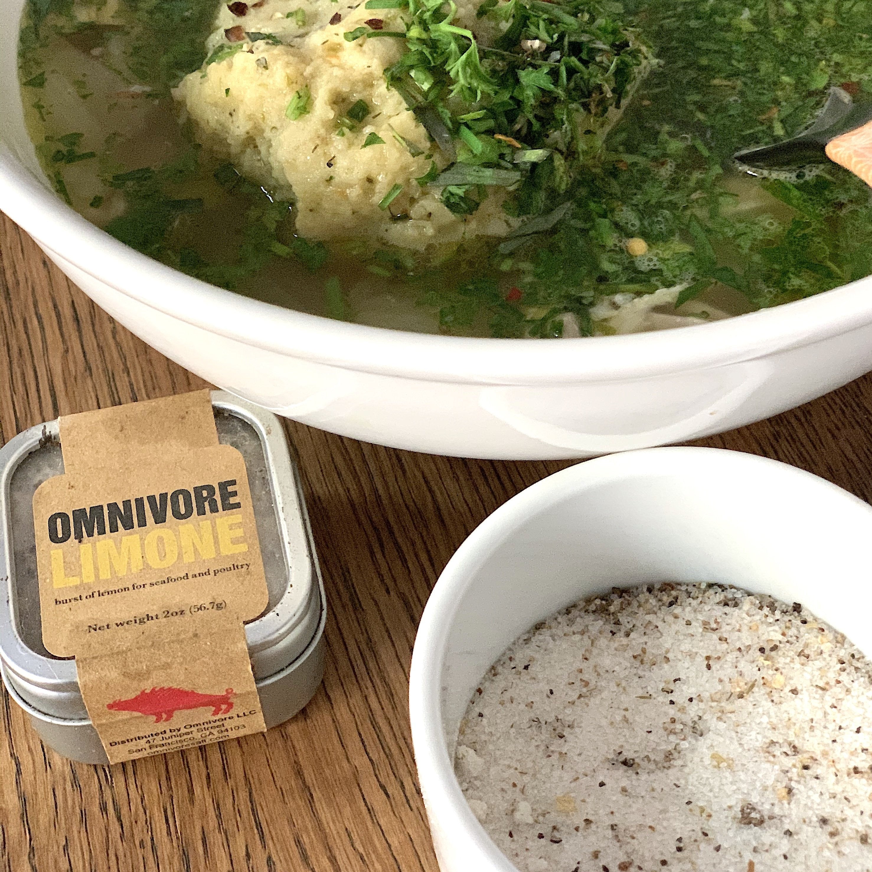 Omnivore Limone Salt 2 oz. Tin - 6 Tins x 2 oz case by Farm2Me