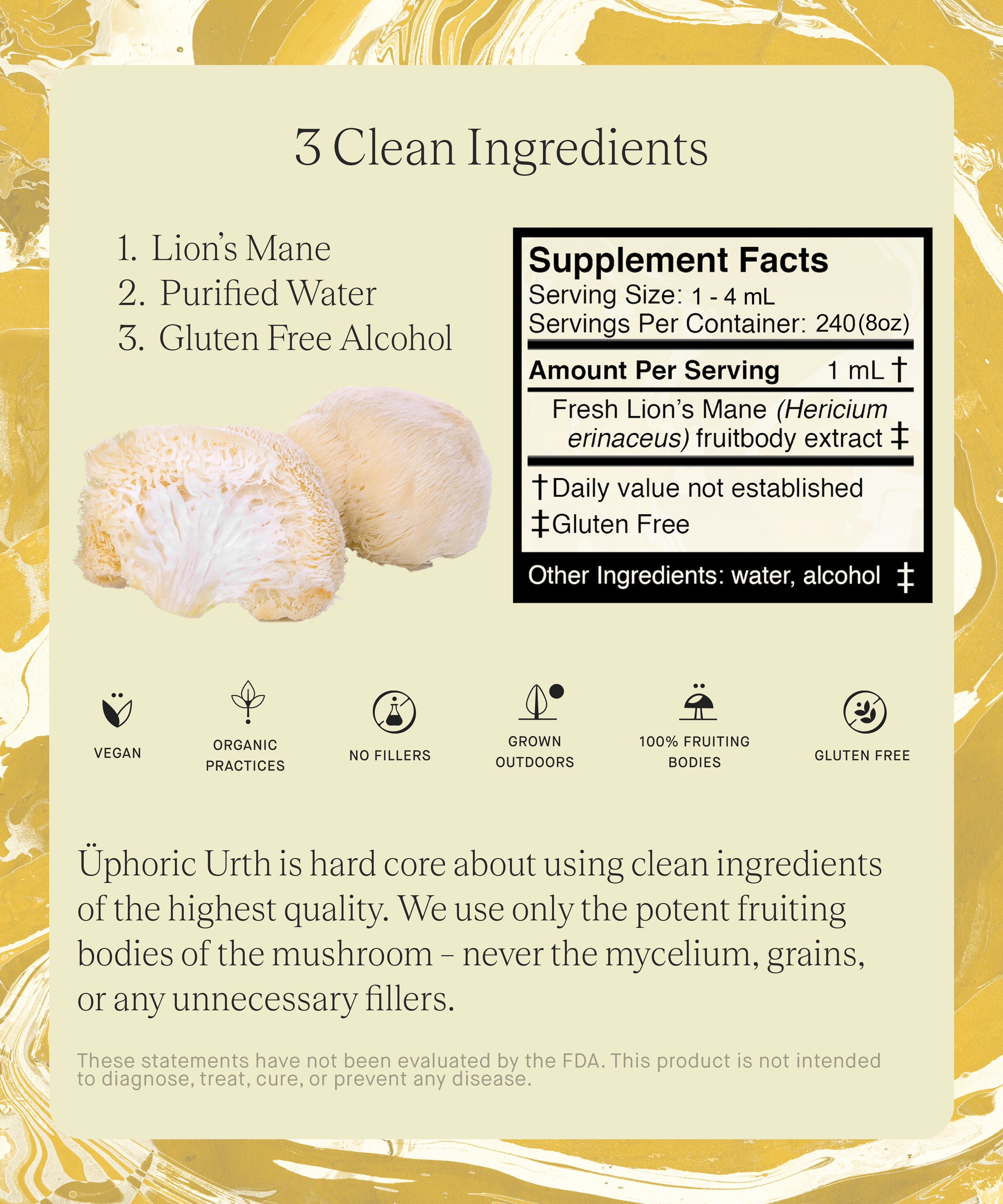 No. 01 — Lions Mane by Üphoric Urth