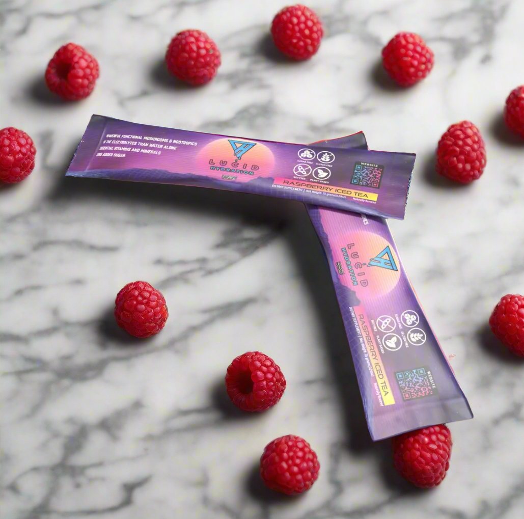 Lucid Hydration - Raspberry Iced Tea (15 Servings) by Lucid Hydration