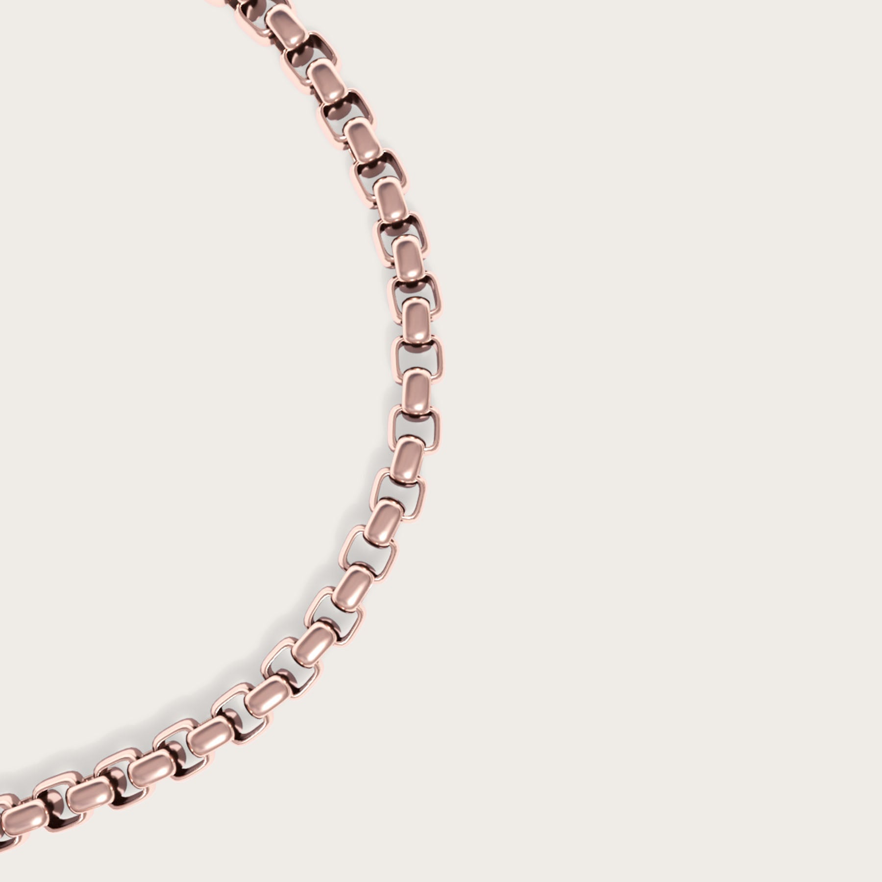Luxe box chain by Komuso Design