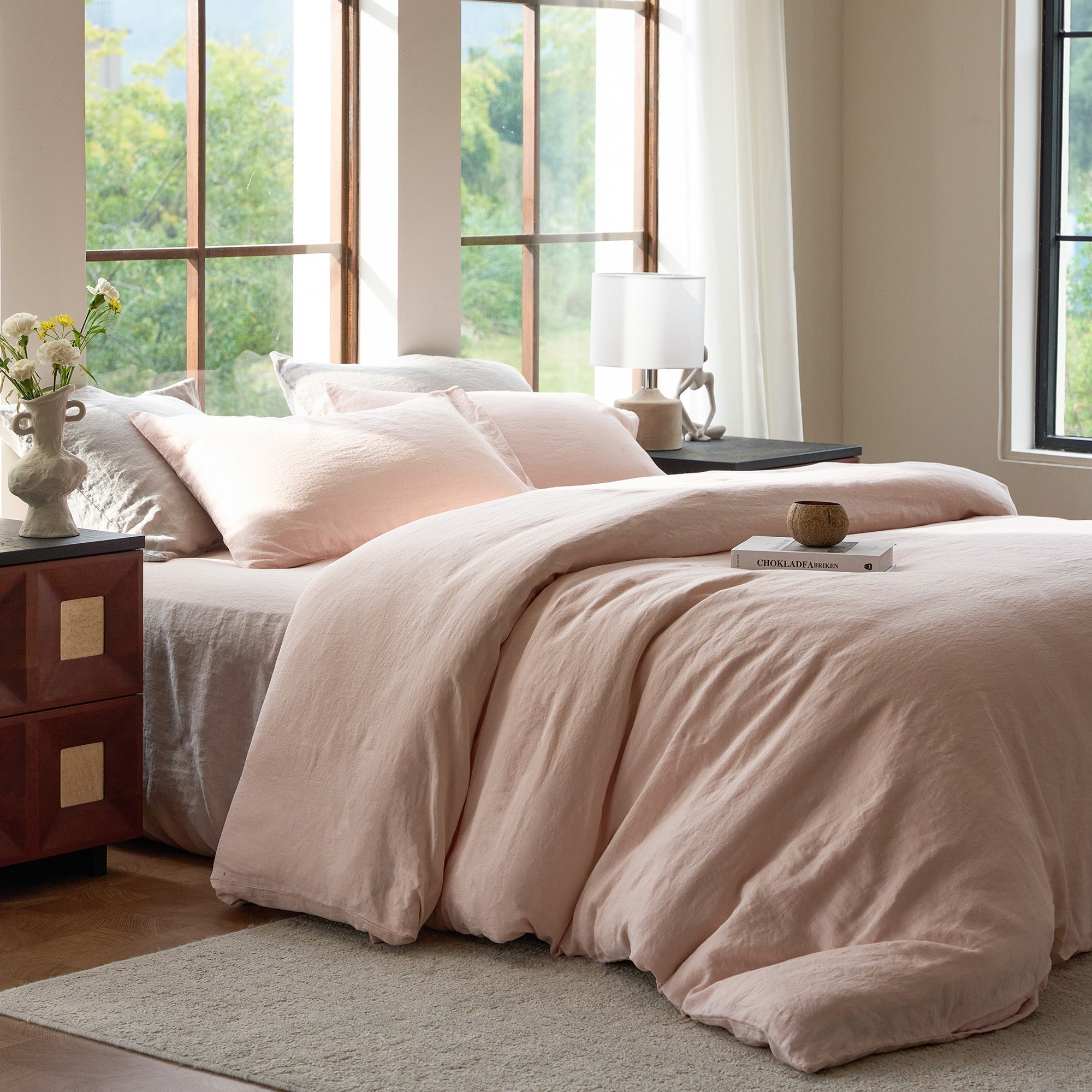 LuxeWeave Linen Duvet Cover