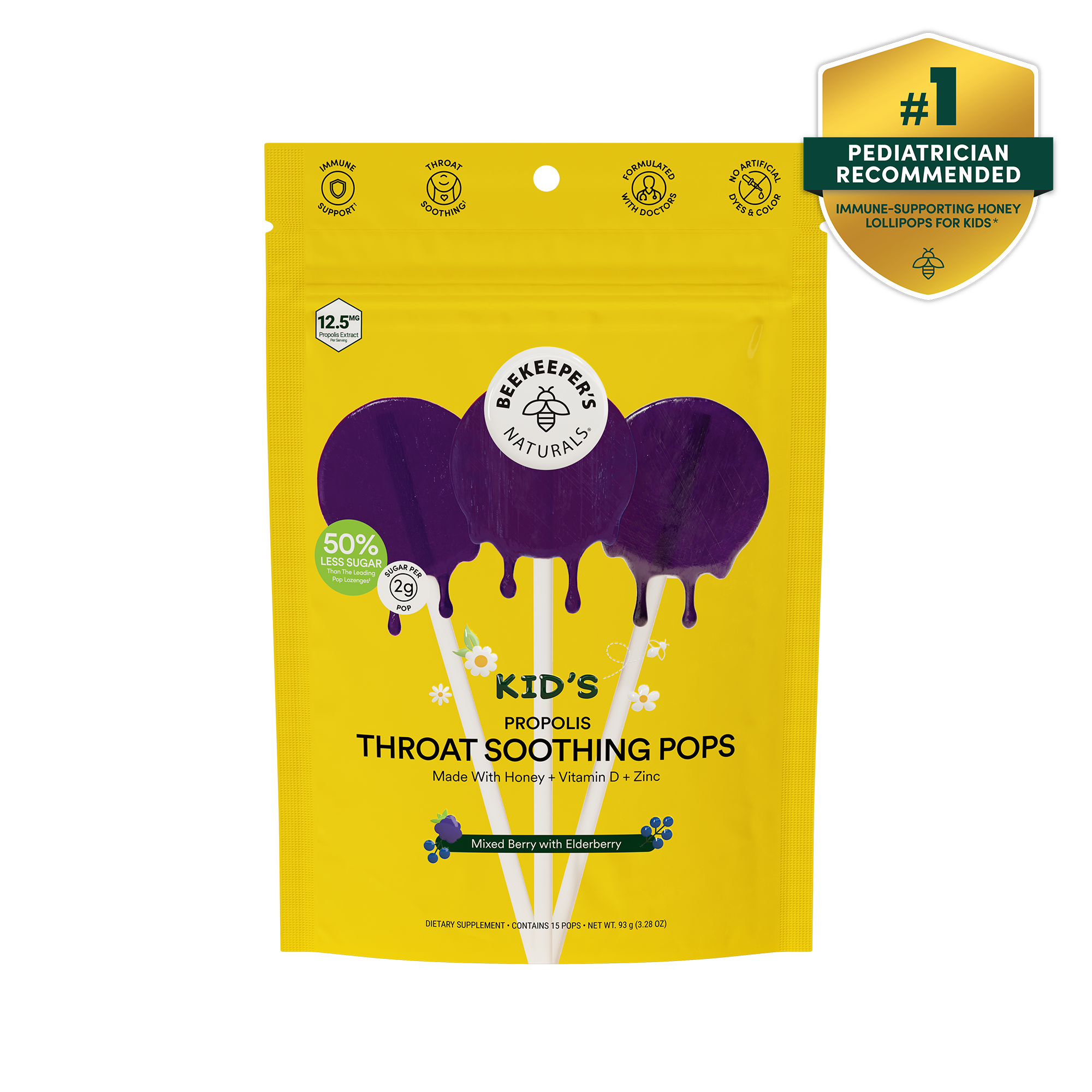Kid’s Throat Soothing Lollipops - Elderberry