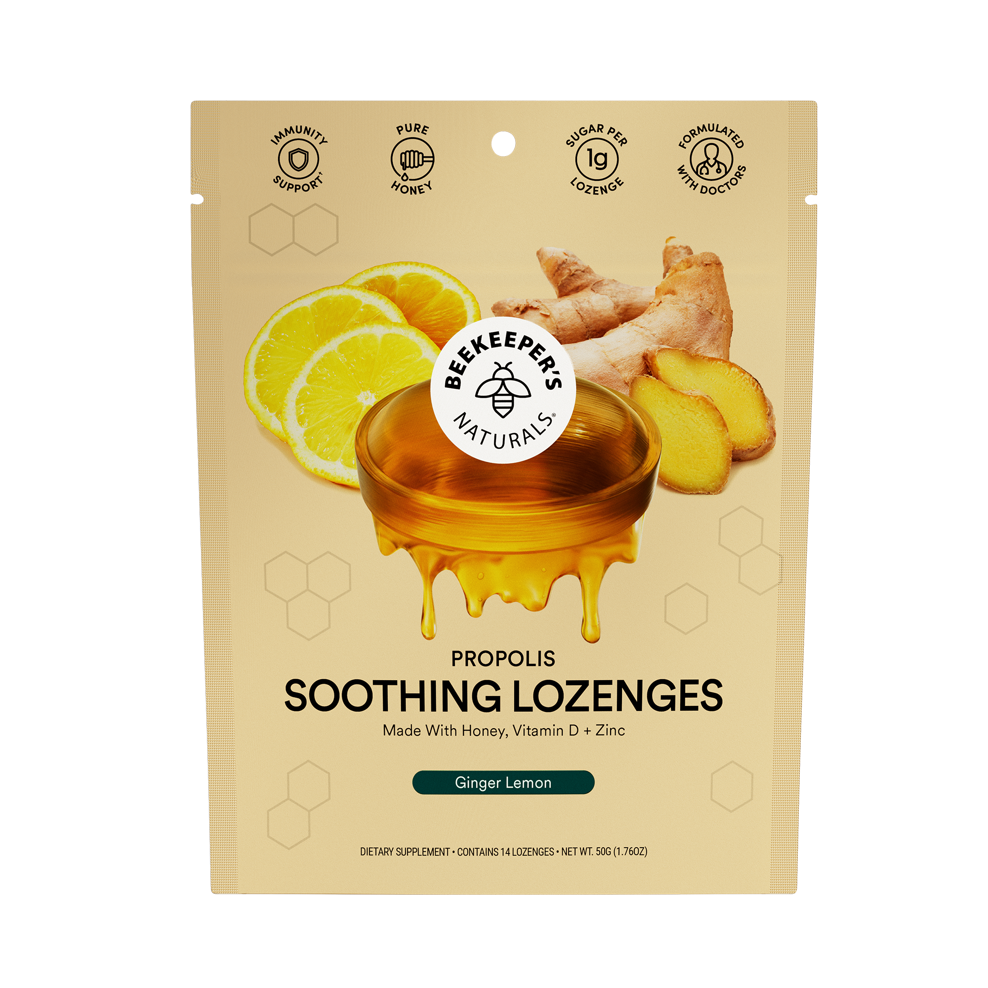 Ginger Lemon Soothing Lozenges