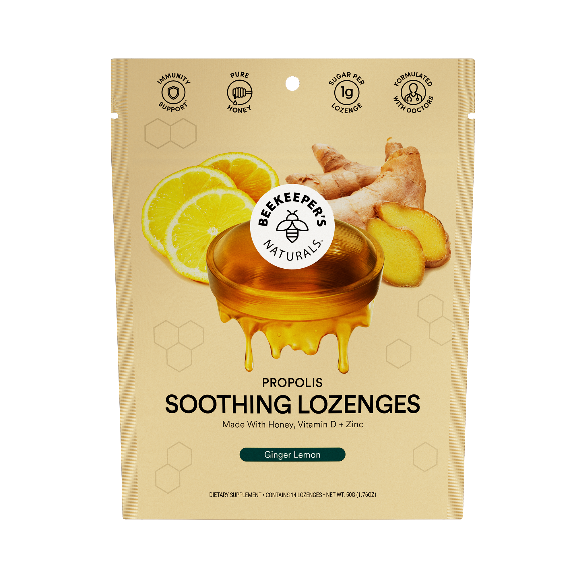 Ginger Lemon Soothing Lozenges