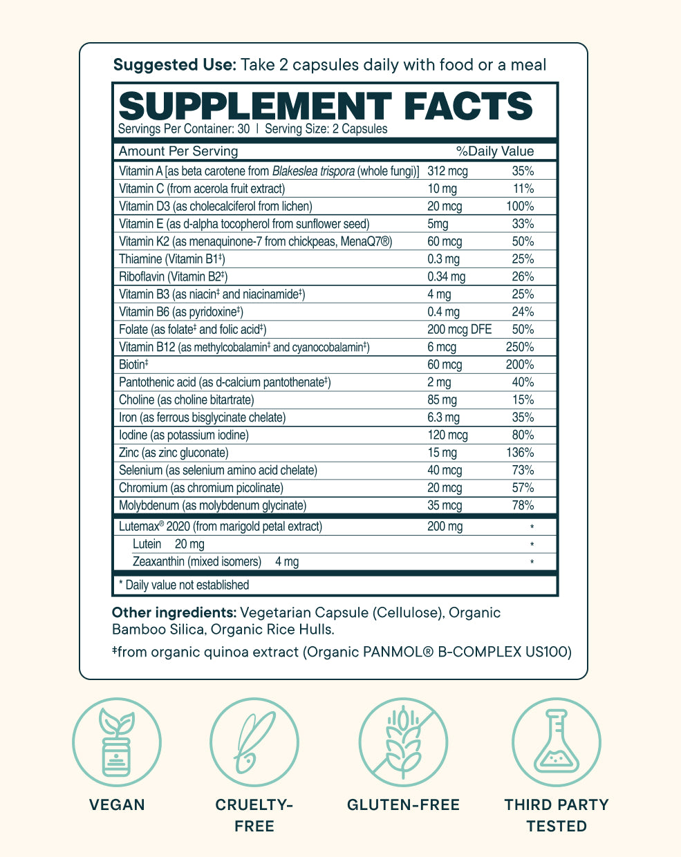 Plant-based Multivitamin