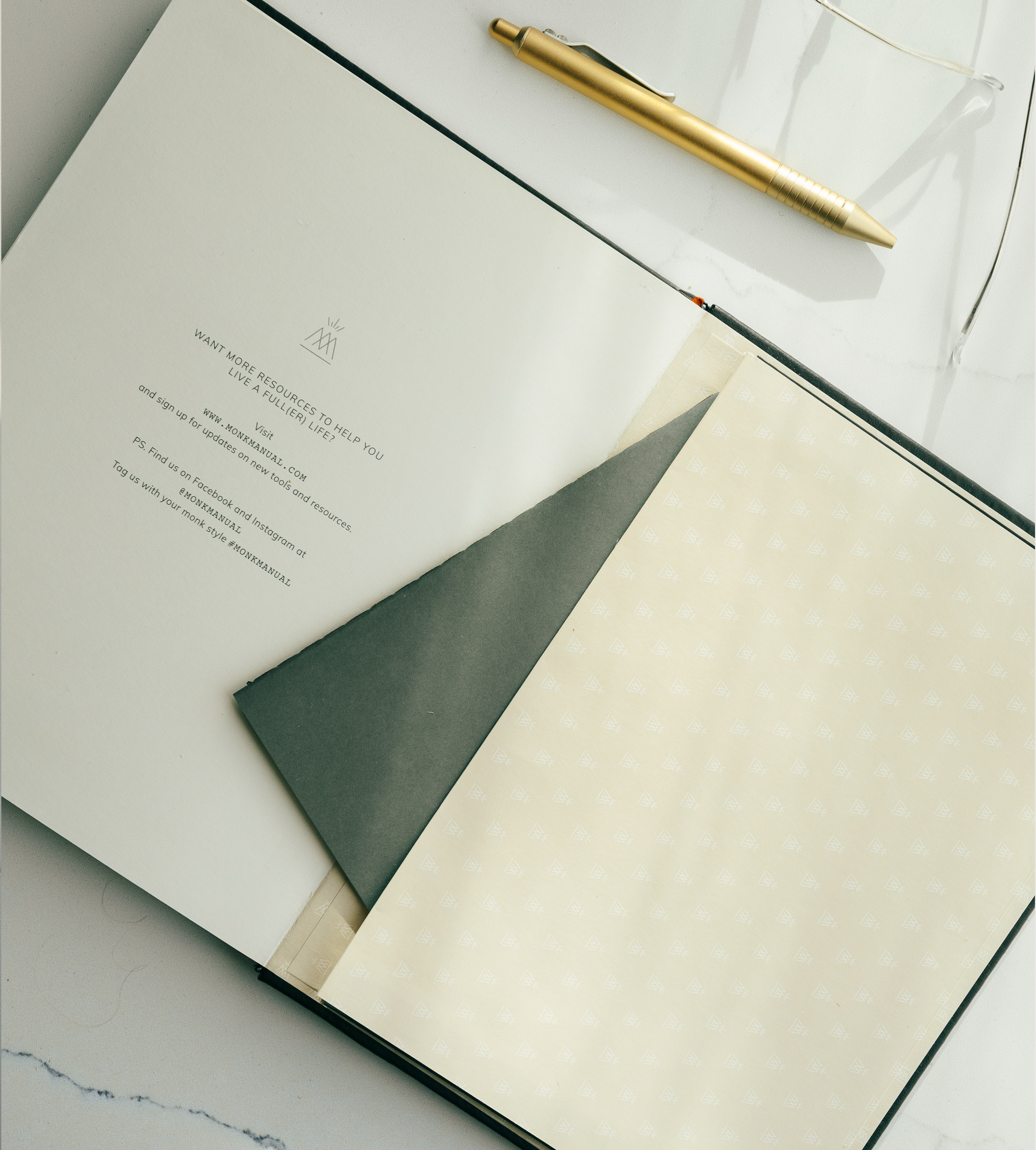 Monk Manual Extension Pack - 12 Month Goals + Calendar by Monk Manual