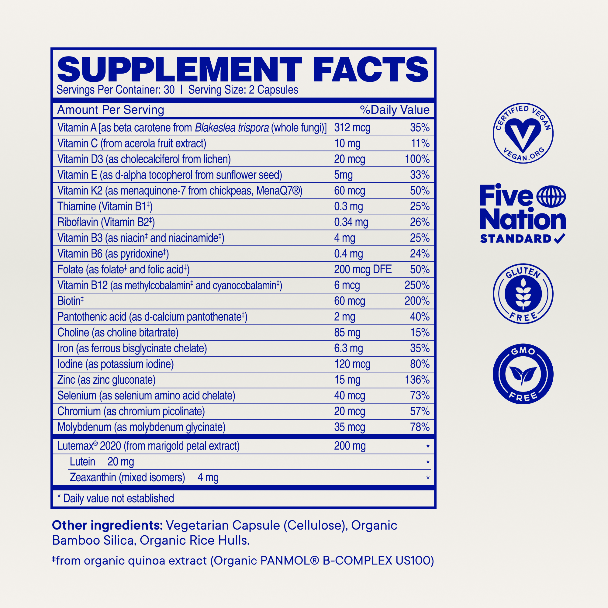 Plant-based Multivitamin