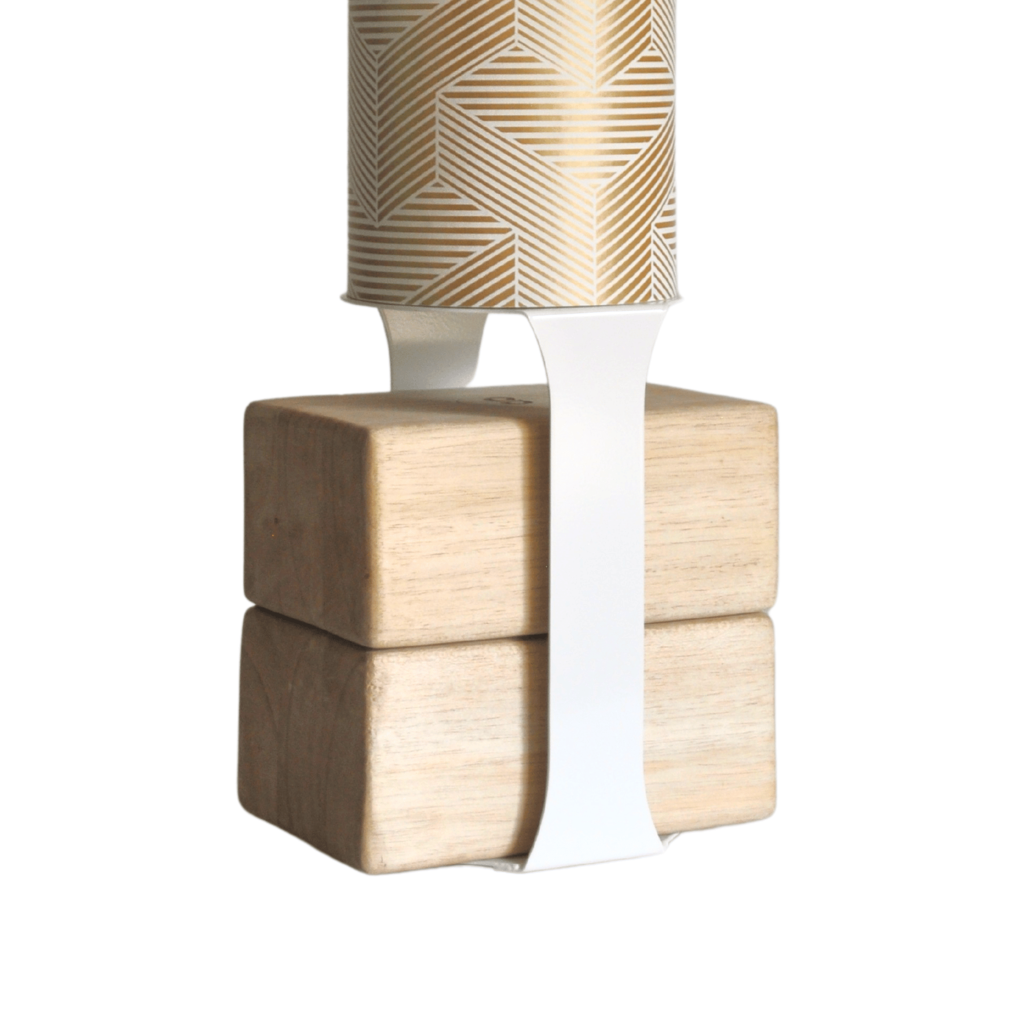 Yoga Block Floor Stand | White by Mache