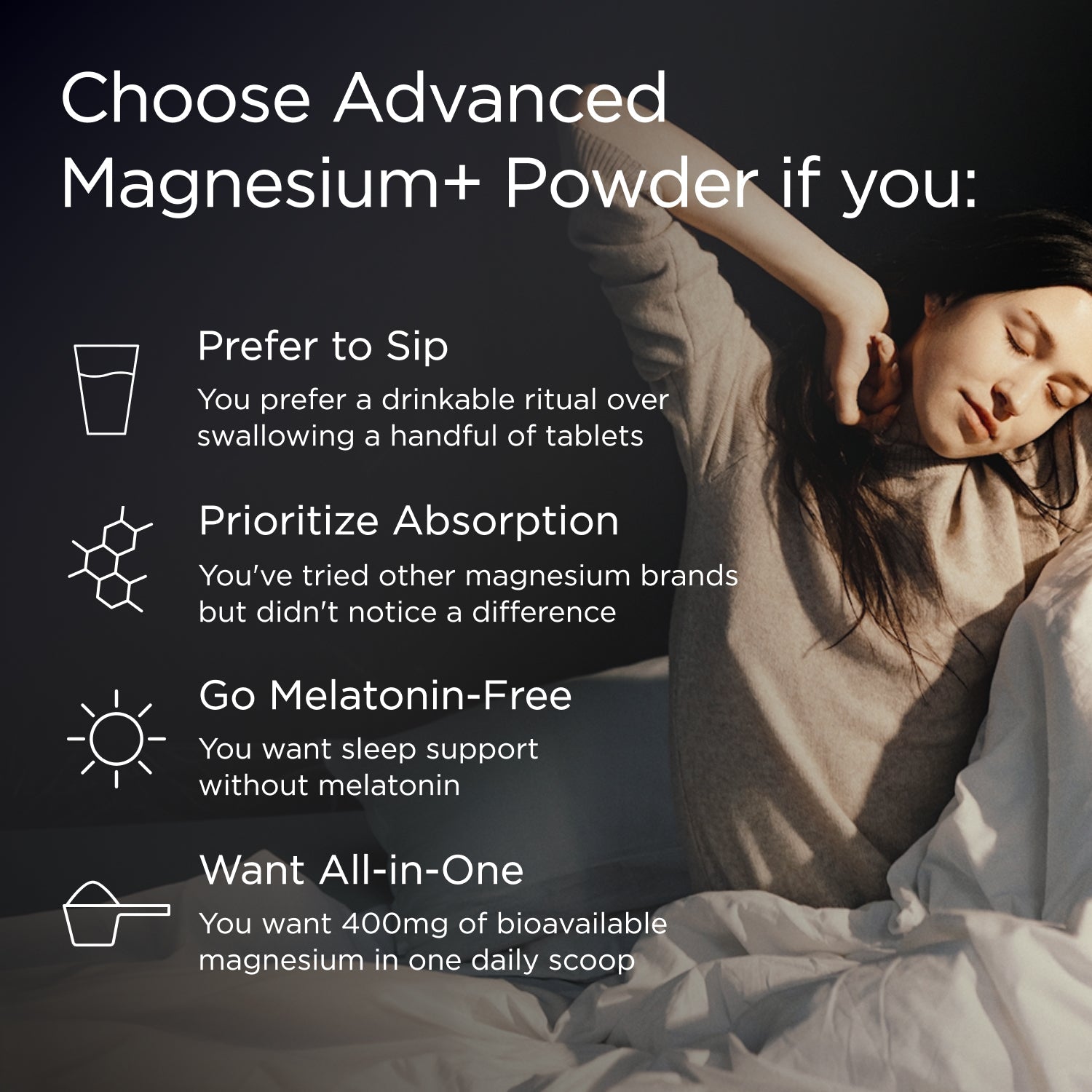 Advanced Magnesium+ Powder - Raspberry Lemonade