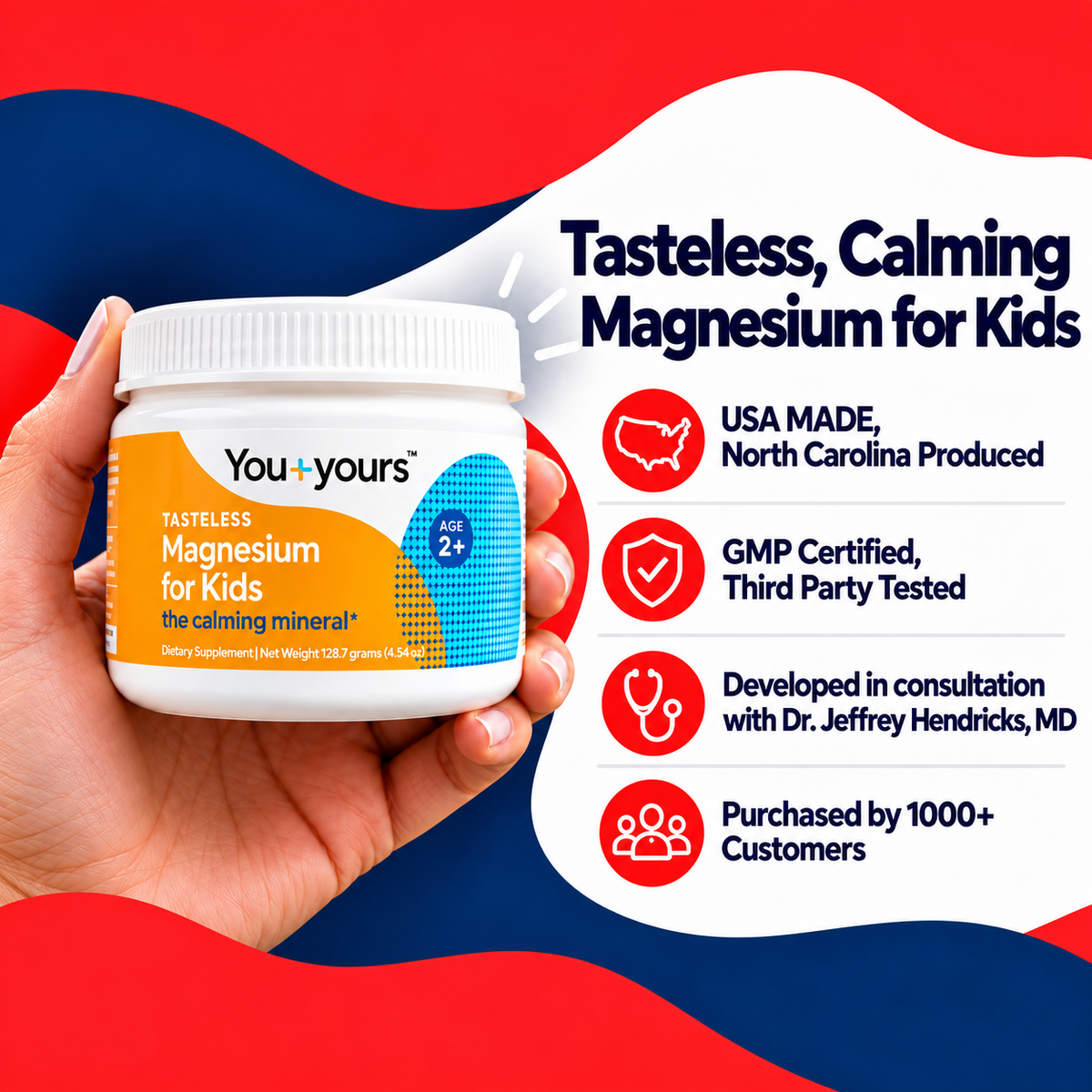 Tasteless, Calming Magnesium for Kids