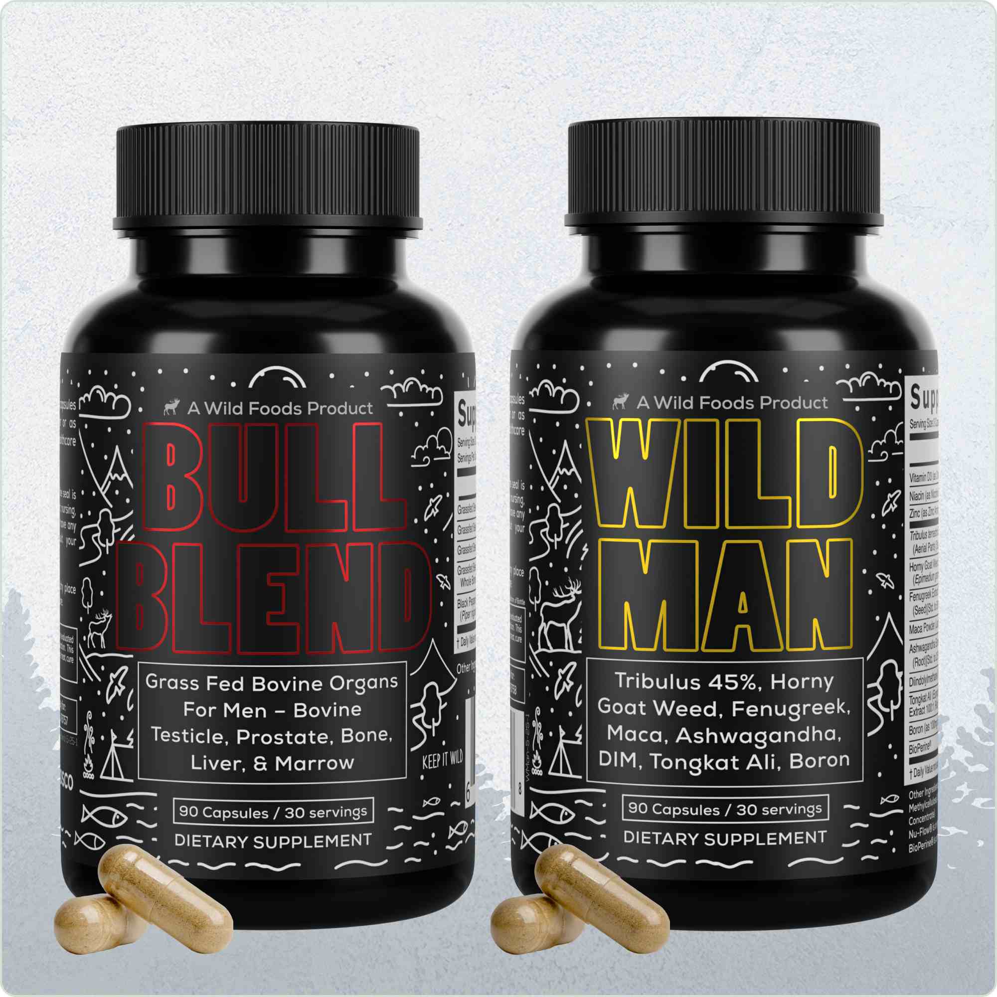 Wild Man Herbal Stack – Male Wellness Stack & Performance